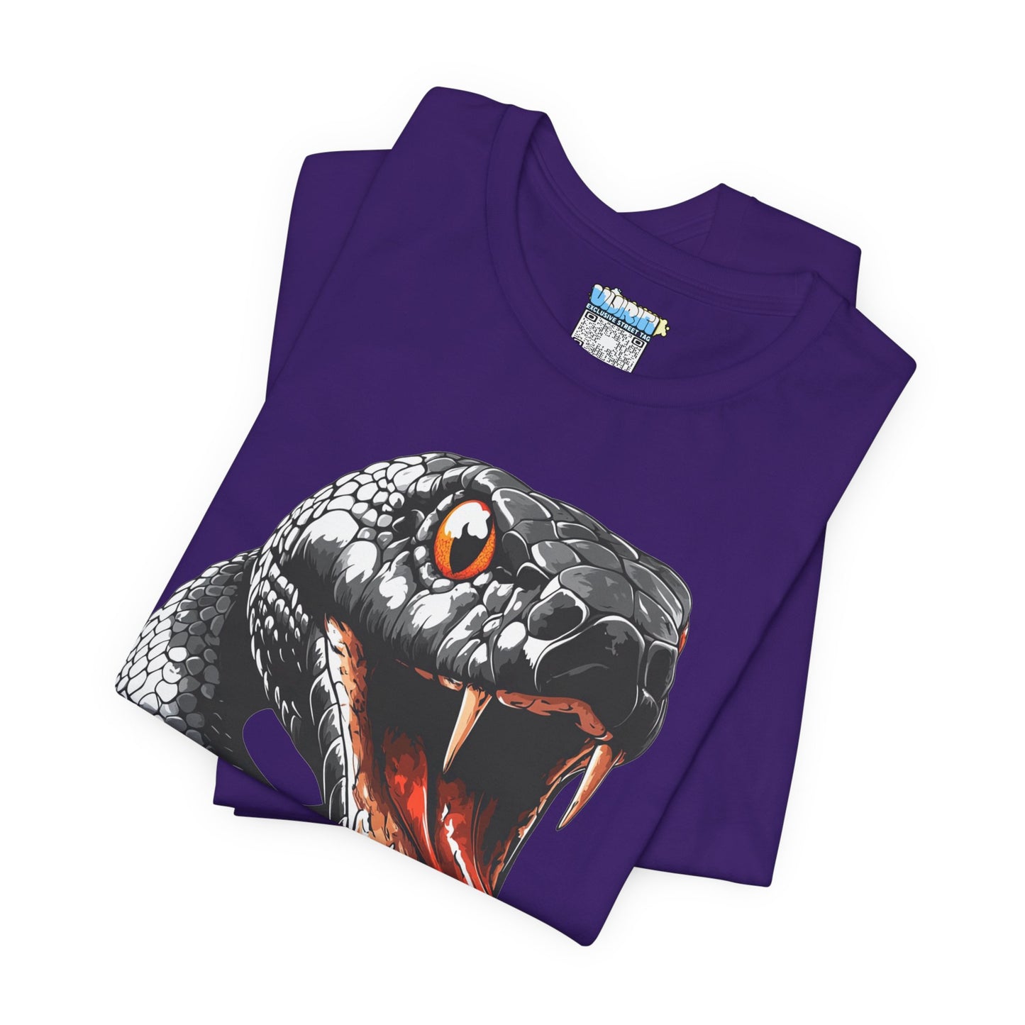 Serpentine Unisex Tee, Graphic Snake Shirt, Unique Gift, Festival Wear, Casual Outfit, Statement T-Shirt