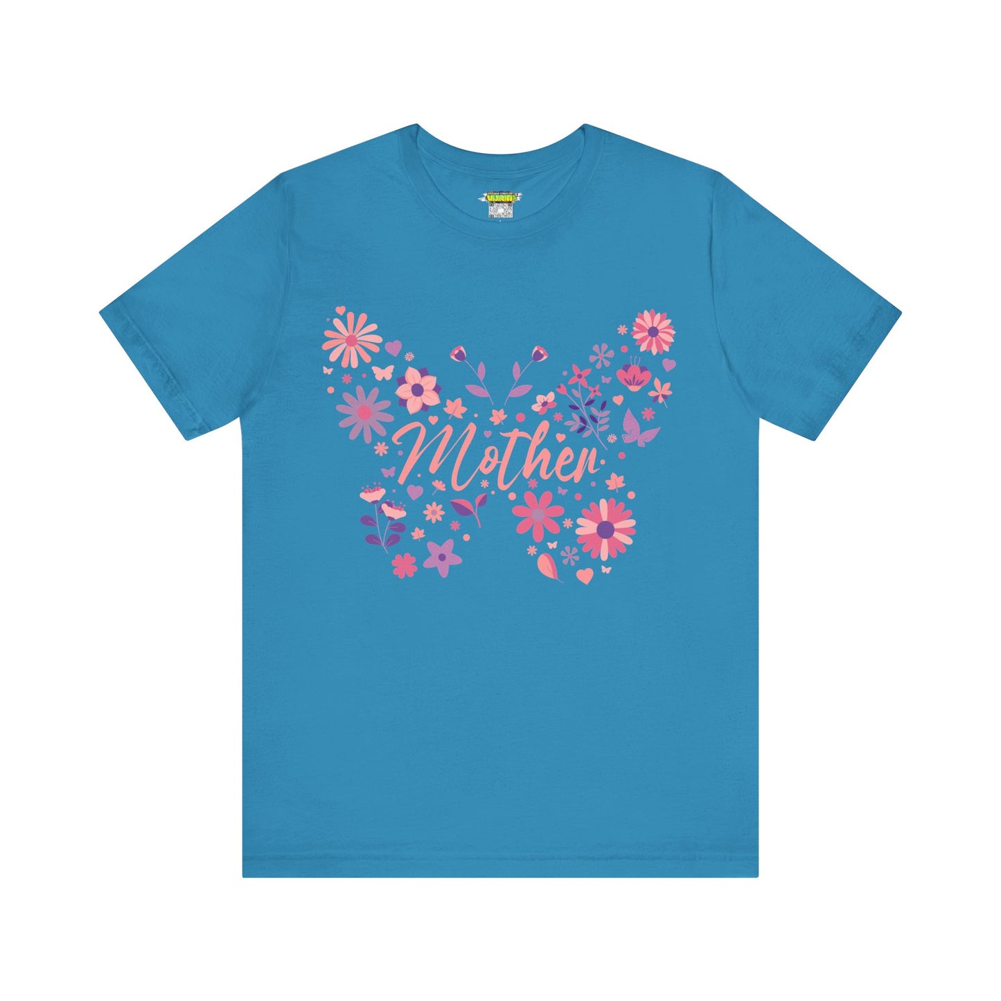 Butterfly Mother T-Shirt, Unisex Tee for Mom, Floral Gift, Birthday Present, Mother's Day Apparel, Cute Butterfly Design