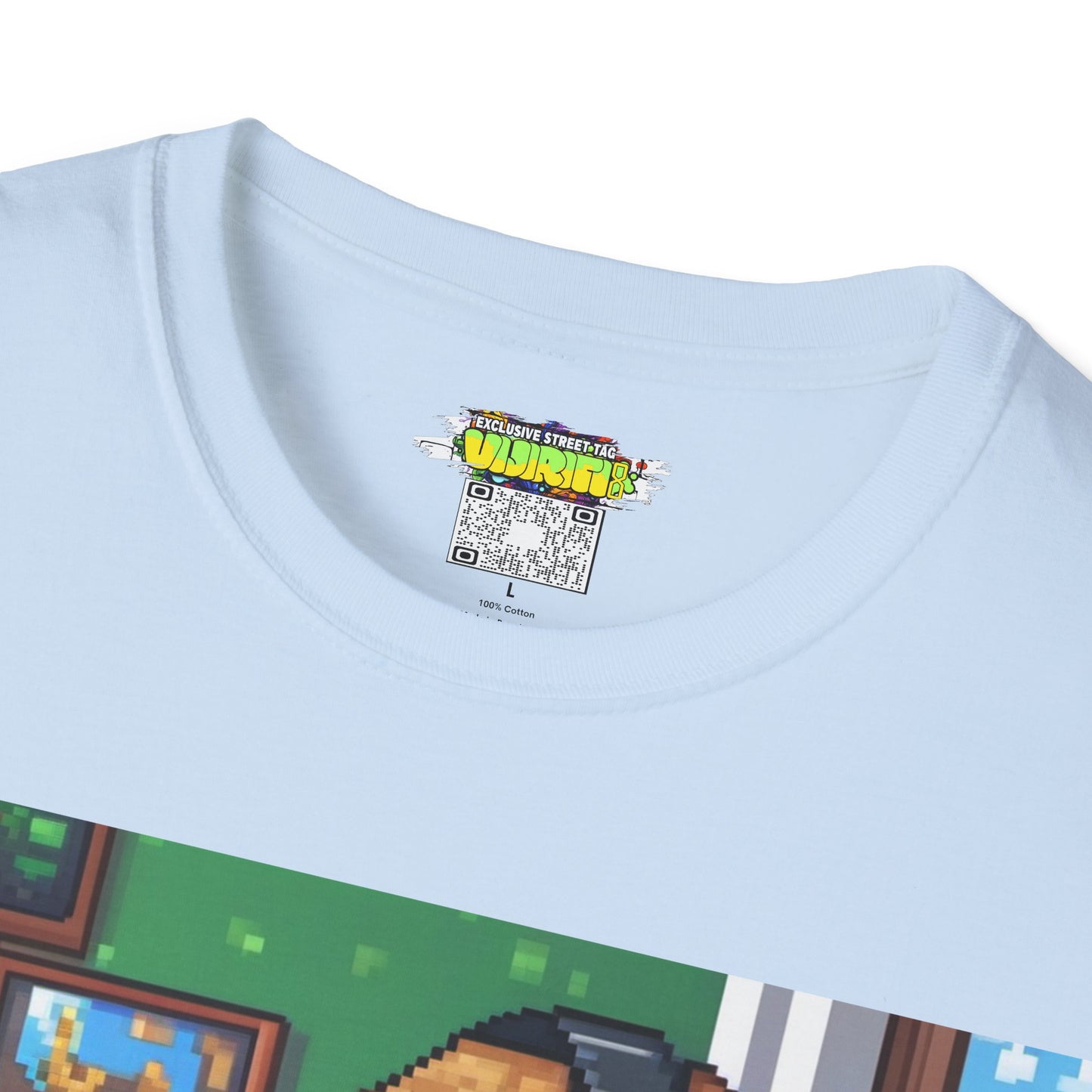 Pixel Art Girl Gamer Here T-Shirt | Vintage Video Game Shirt, Unisex Graphic Tee, Retro Gaming Apparel, Perfect for Gamers & Gift Ideas