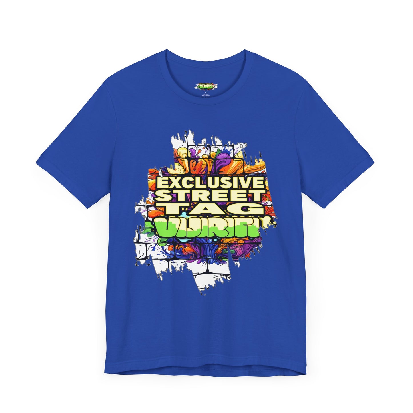 Exclusive Street Tag Unisex Tee, Urban Graphic Shirt, Cool Casual Wear, Streetwear, Gift for Skateboarders, Everyday Style