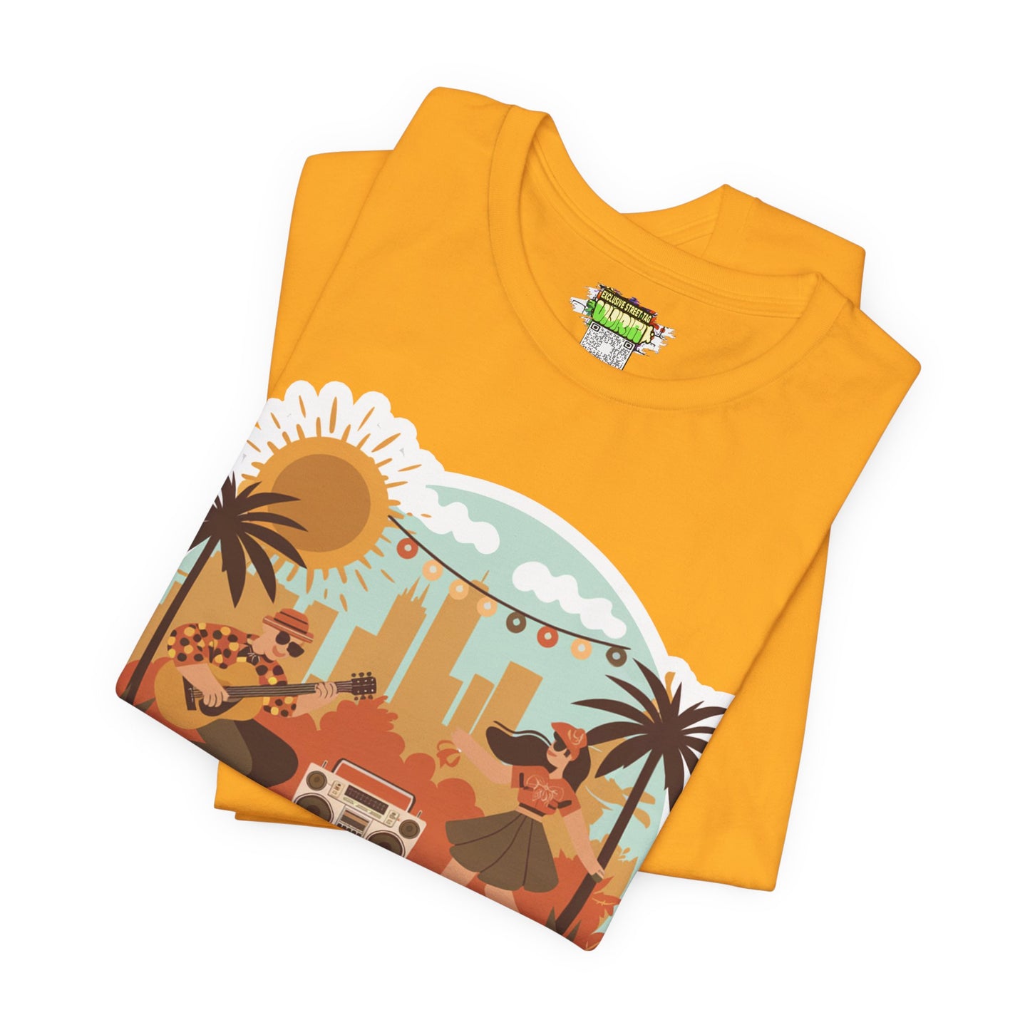 Detroit 313 Summer Retro Tee - Unisex Jersey Short Sleeve T-Shirt for City Lovers, Travel Enthusiasts, Casual Wear, Gifts, Summer Vibes