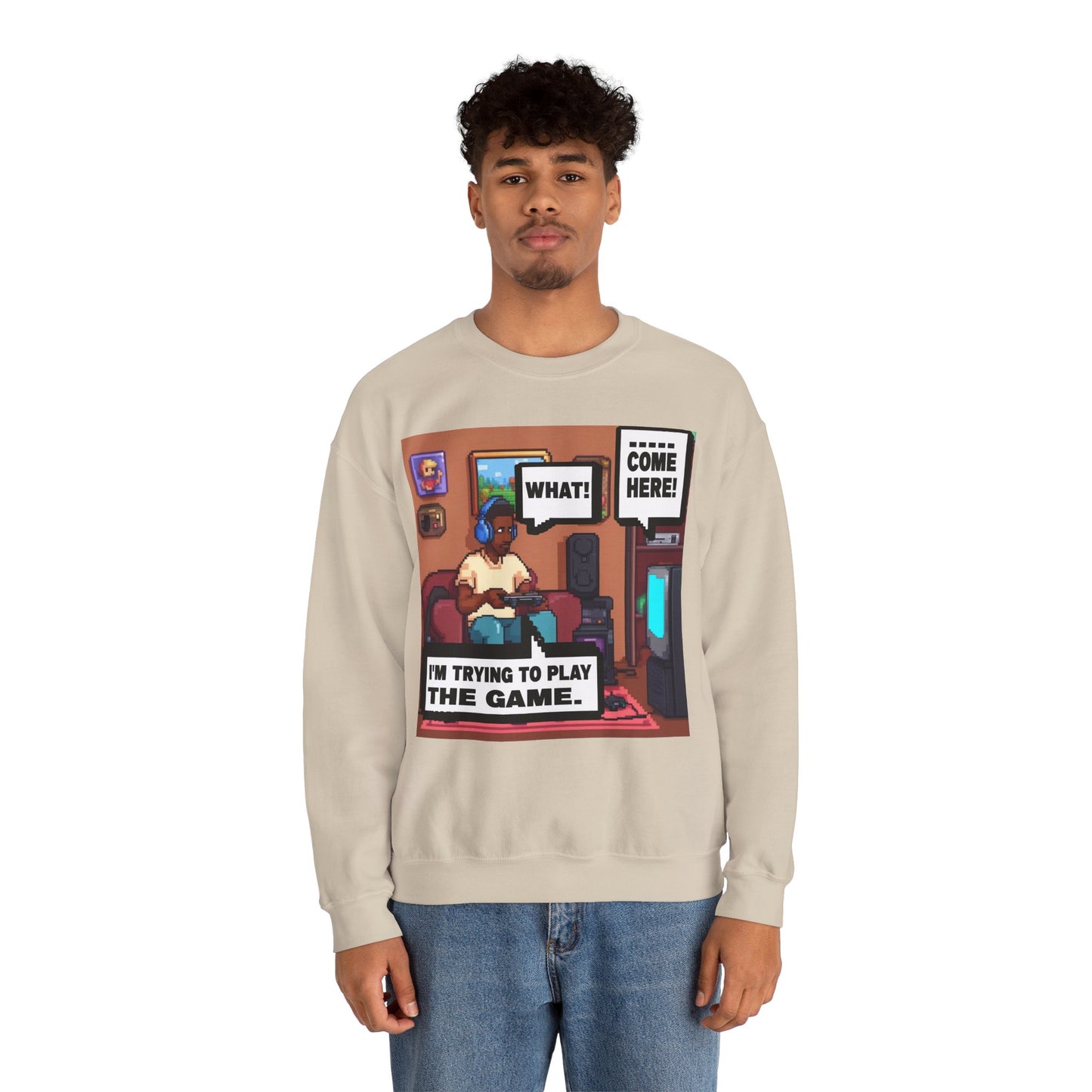 I'm trying to play the game Crewneck Sweatshirt