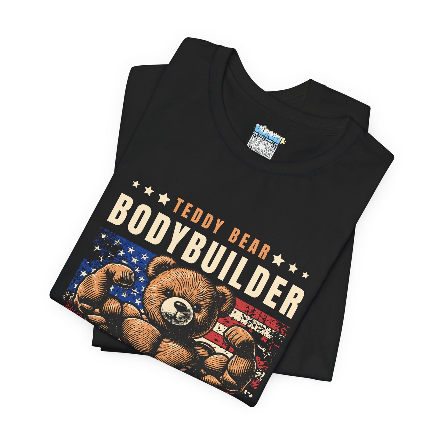 Teddy Bear Bodybuilder Tee | Unisex Jersey Shirt | Fun Fitness Apparel
