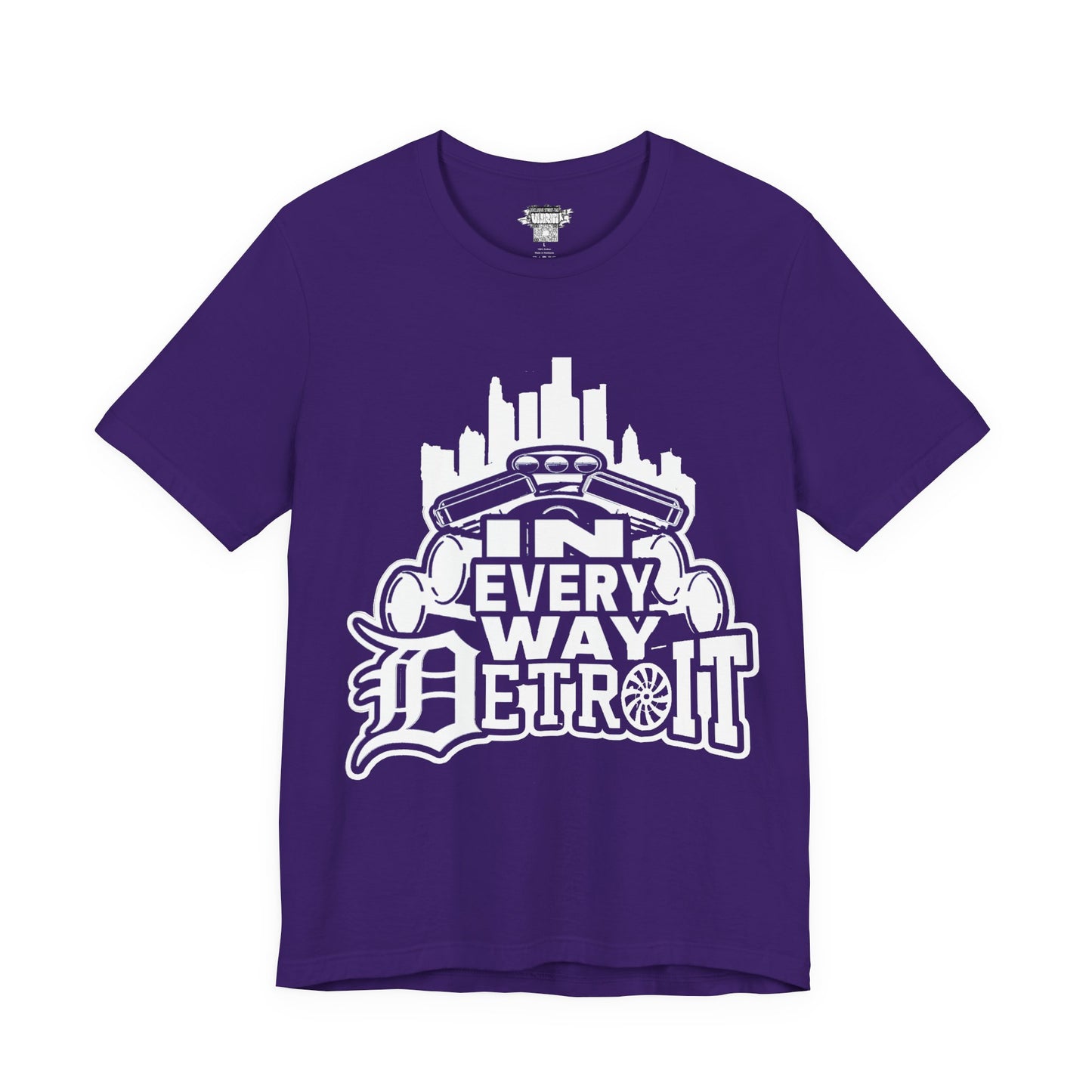 Detroit Big Pipes Unisex Tee, City Pride Shirt, Automotive Enthusiast Top, Casual Wear, Gift for Detroit Lovers