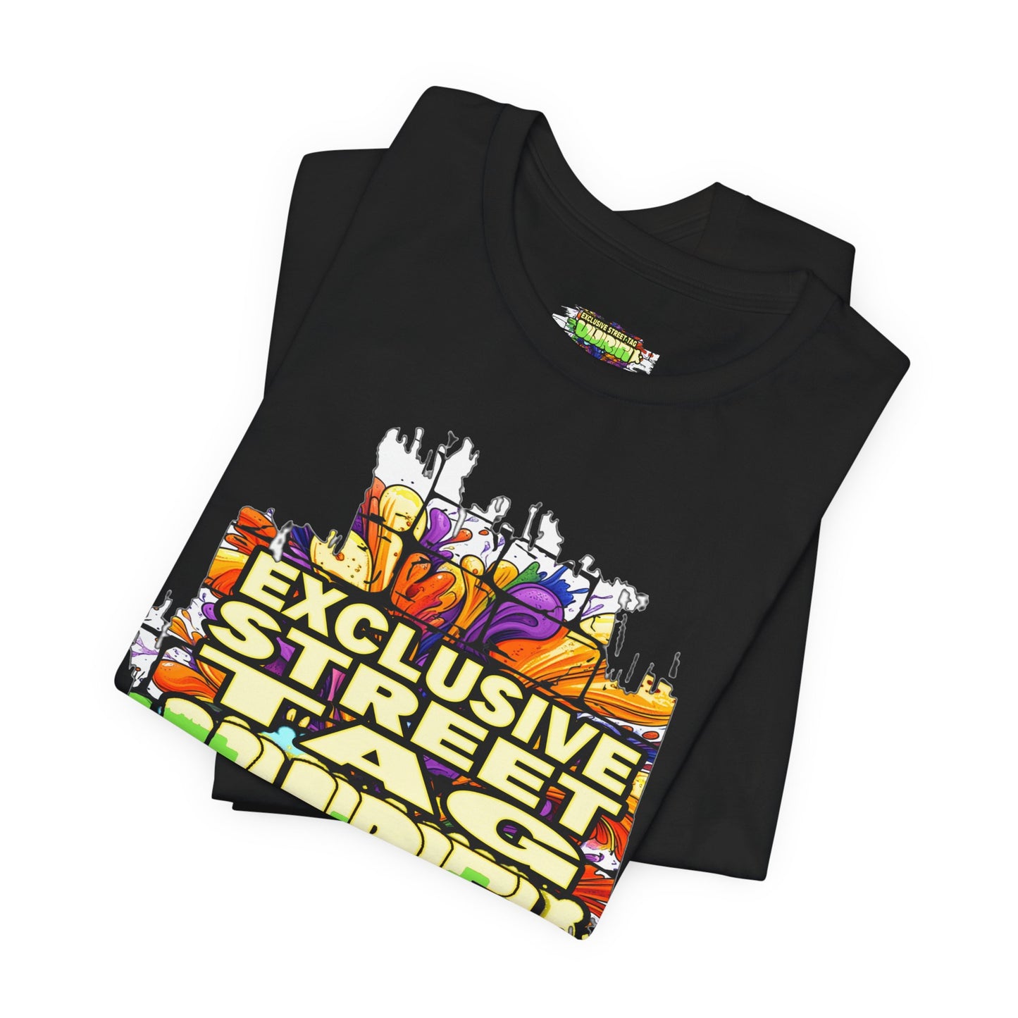 Exclusive Street Tag Unisex Tee, Urban Graphic Shirt, Cool Casual Wear, Streetwear, Gift for Skateboarders, Everyday Style