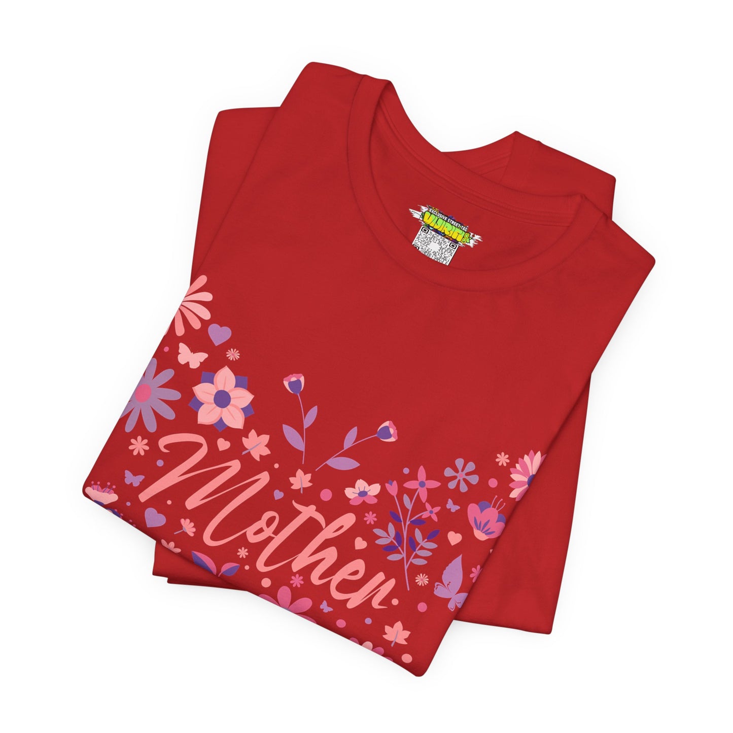 Butterfly Mother T-Shirt, Unisex Tee for Mom, Floral Gift, Birthday Present, Mother's Day Apparel, Cute Butterfly Design