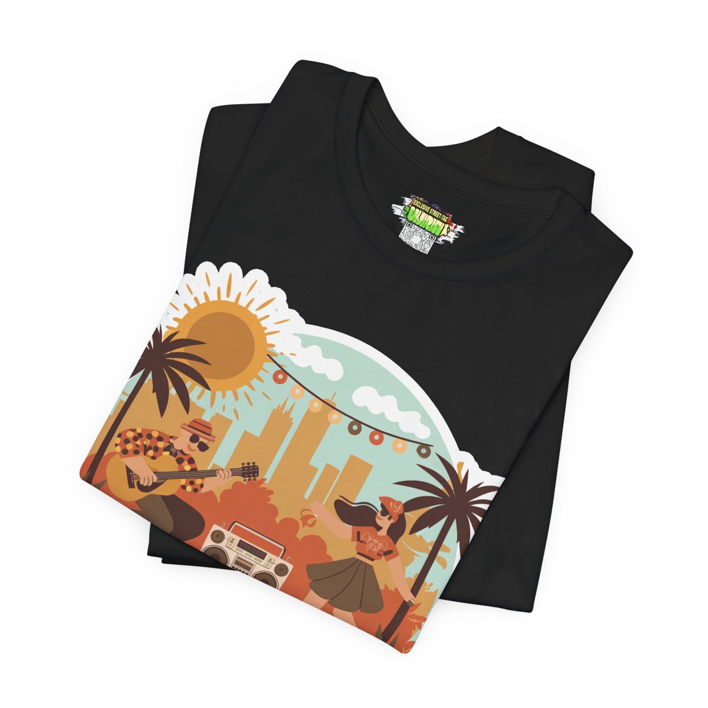 Detroit 313 Summer Retro Tee - Unisex Jersey Short Sleeve T-Shirt for City Lovers, Travel Enthusiasts, Casual Wear, Gifts, Summer Vibes