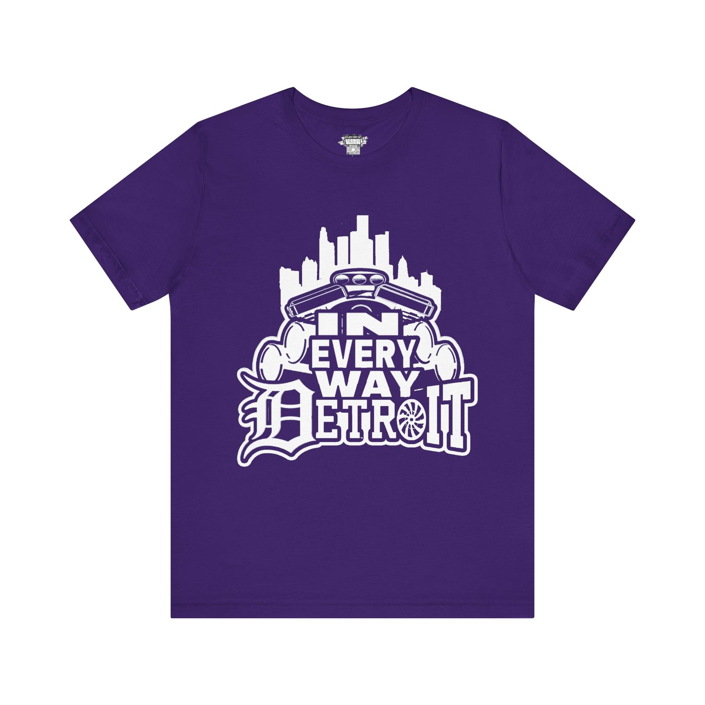 Detroit Big Pipes Unisex Tee, City Pride Shirt, Automotive Enthusiast Top, Casual Wear, Gift for Detroit Lovers