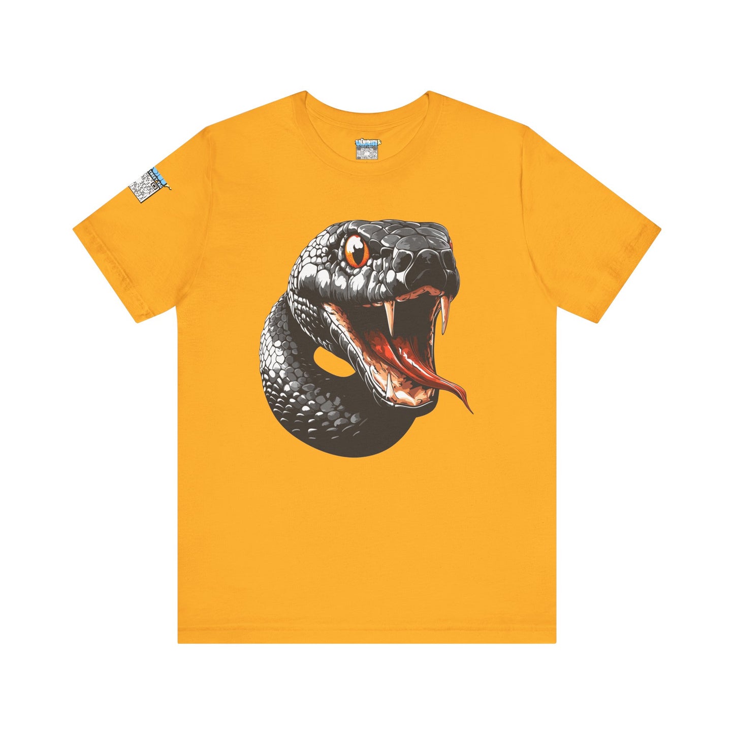 Serpentine Unisex Tee, Graphic Snake Shirt, Unique Gift, Festival Wear, Casual Outfit, Statement T-Shirt