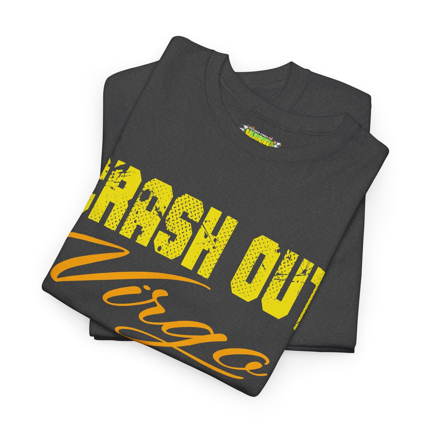 Crash Out Virgo Season Unisex Heavy Cotton Tee, Astrology T-Shirt, Zodiac Sign Shirt, Birthday Gift, Casual Wear