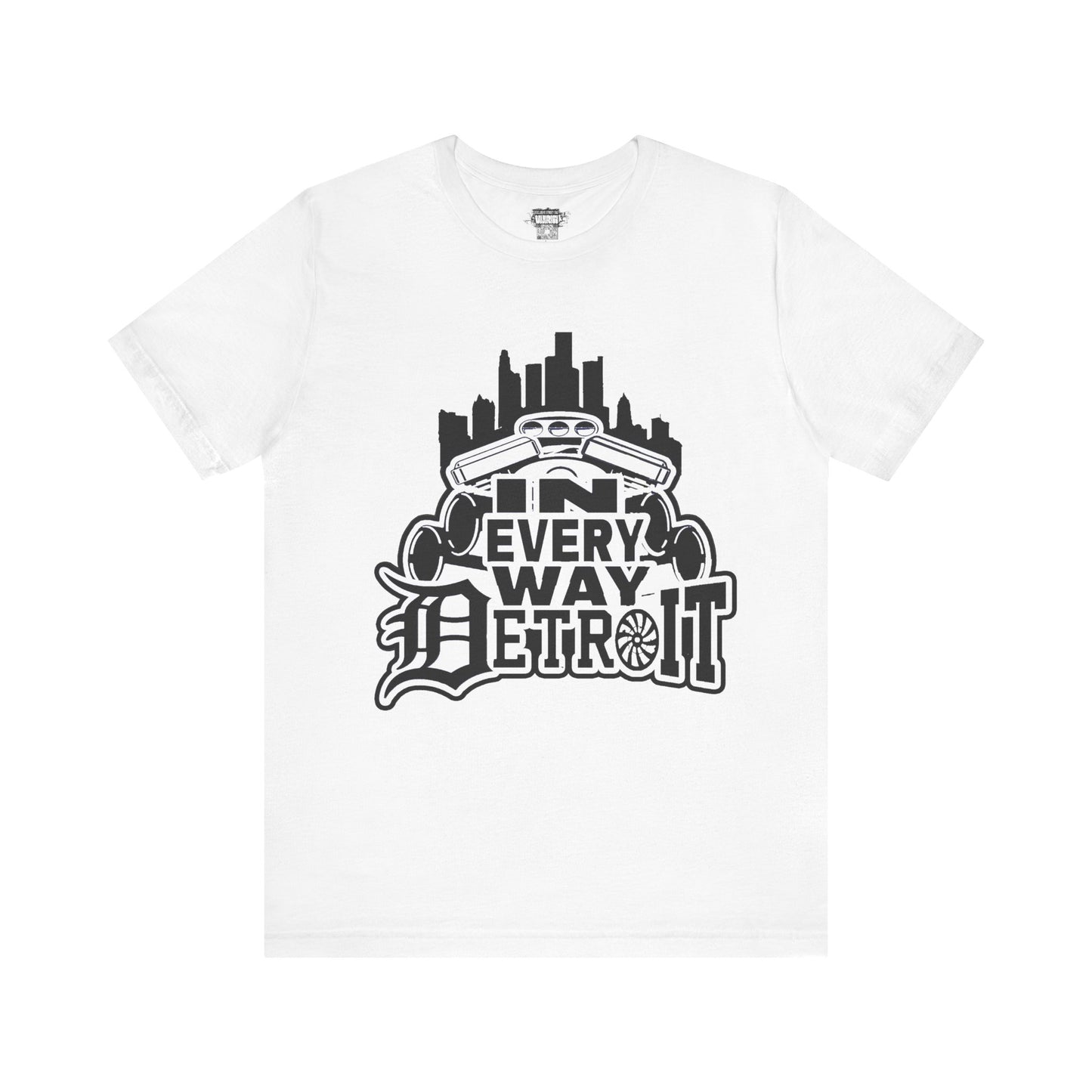 Detroit Big Pipes Unisex Tee, City Pride Shirt, Automotive Enthusiast Top, Casual Wear, Gift for Detroit Lovers
