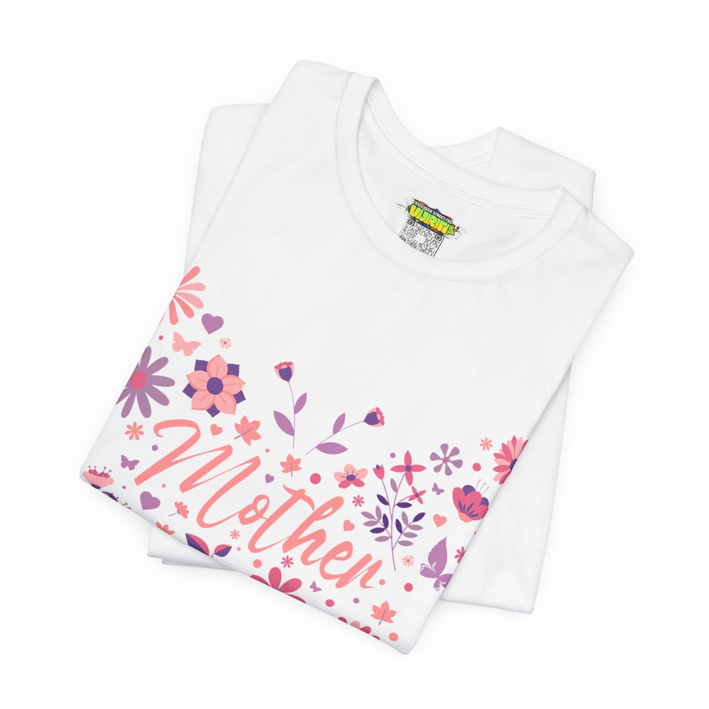 Butterfly Mother T-Shirt, Unisex Tee for Mom, Floral Gift, Birthday Present, Mother's Day Apparel, Cute Butterfly Design