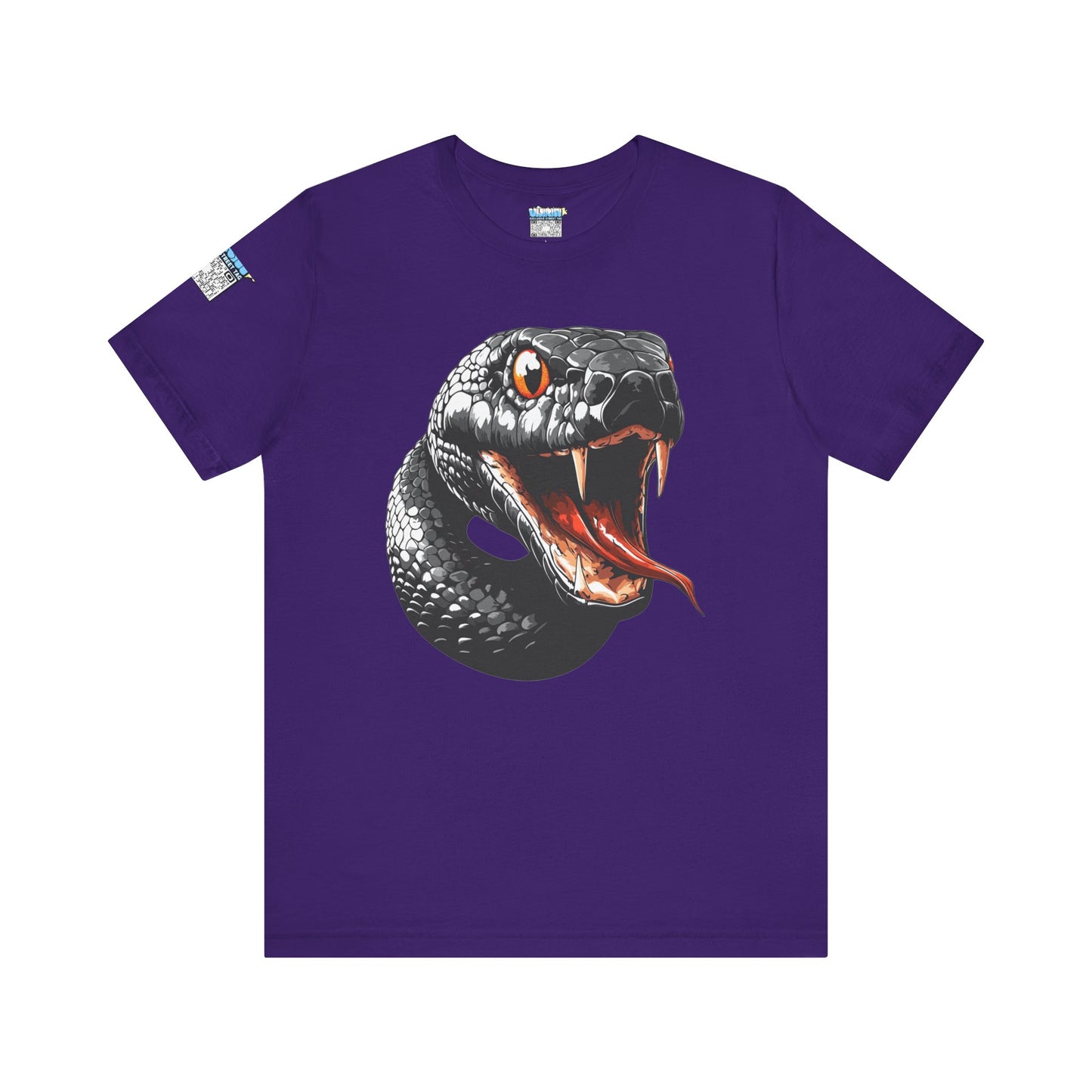 Serpentine Unisex Tee, Graphic Snake Shirt, Unique Gift, Festival Wear, Casual Outfit, Statement T-Shirt
