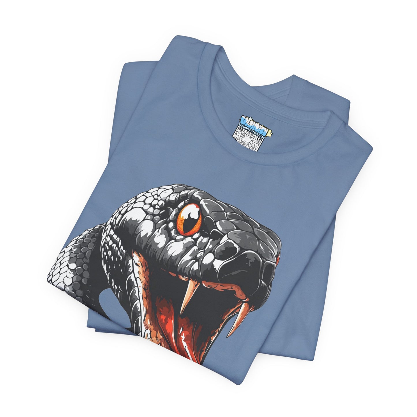 Serpentine Unisex Tee, Graphic Snake Shirt, Unique Gift, Festival Wear, Casual Outfit, Statement T-Shirt