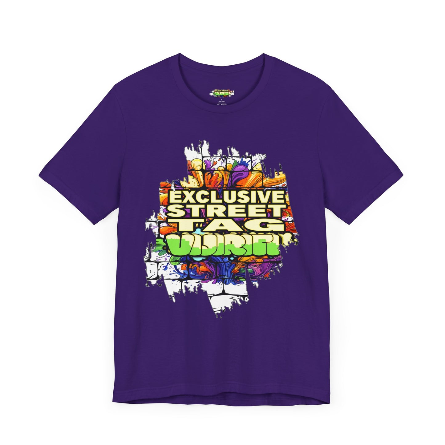 Exclusive Street Tag Unisex Tee, Urban Graphic Shirt, Cool Casual Wear, Streetwear, Gift for Skateboarders, Everyday Style