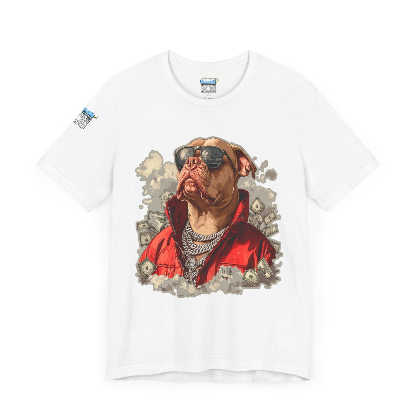 Cool Dog Swagger Tee - Stylish Pet Lover Shirt, Hip Hop Animal Art, Unisex Graphic T-Shirt, Gift for Dog Lovers, Trendy Everyday Wear