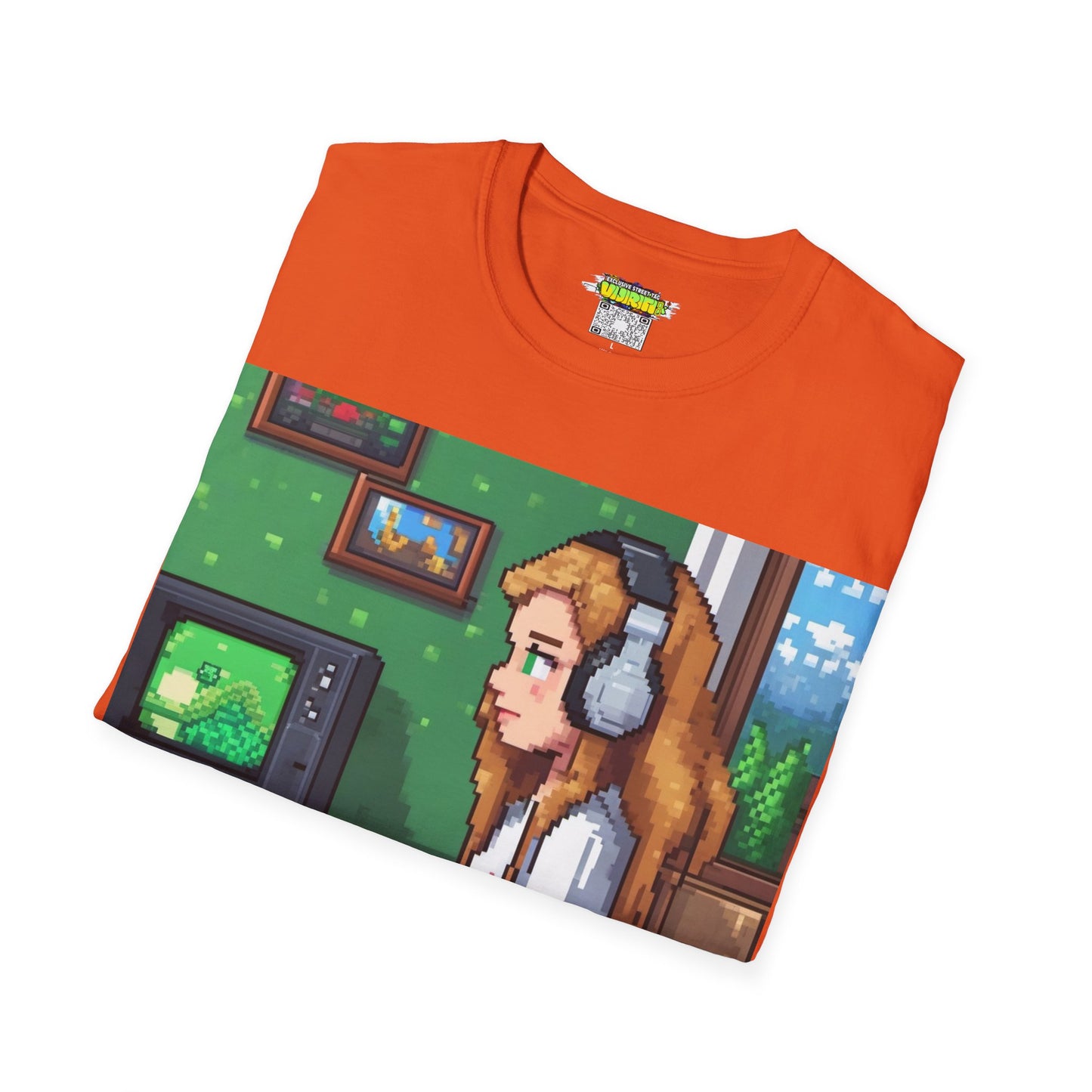 Pixel Art Girl Gamer Here T-Shirt | Vintage Video Game Shirt, Unisex Graphic Tee, Retro Gaming Apparel, Perfect for Gamers & Gift Ideas