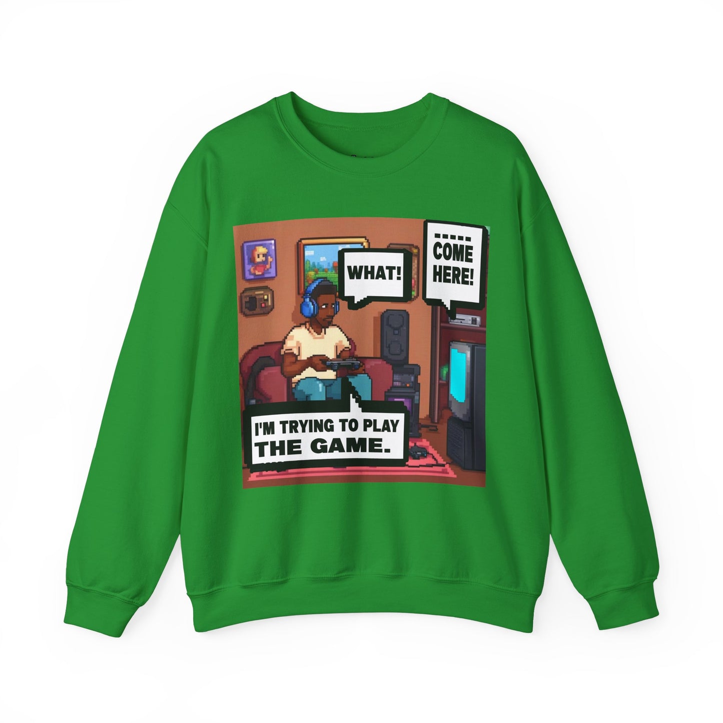 I'm trying to play the game Crewneck Sweatshirt