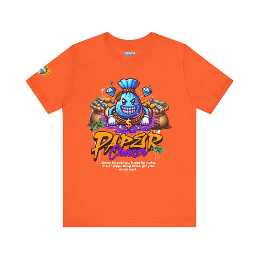 "Paper Chaser" Unisex Short Sleeve Tee - Fun & Vibrant Graphic Tee for Entrepreneurs & Dreamers