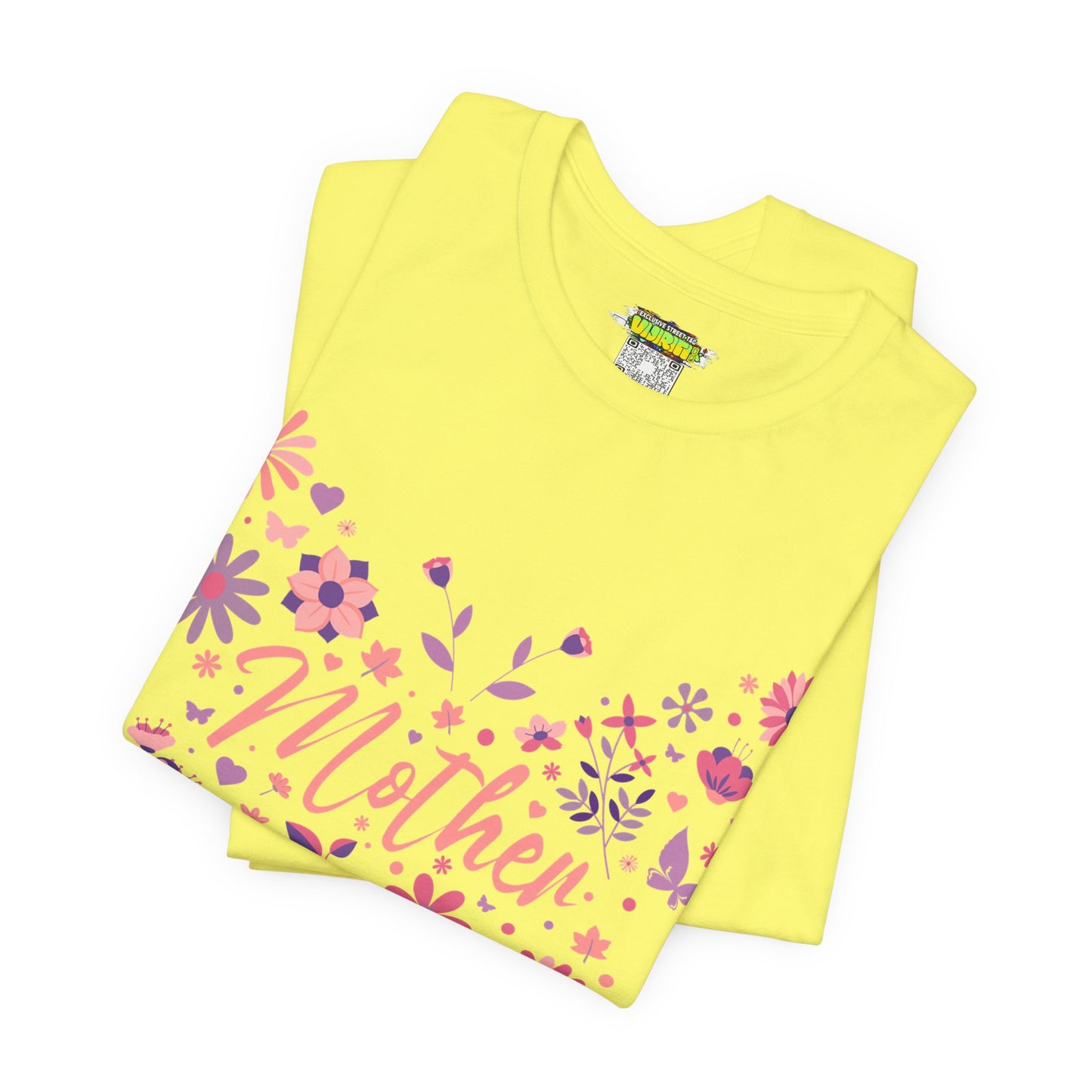 Butterfly Mother T-Shirt, Unisex Tee for Mom, Floral Gift, Birthday Present, Mother's Day Apparel, Cute Butterfly Design