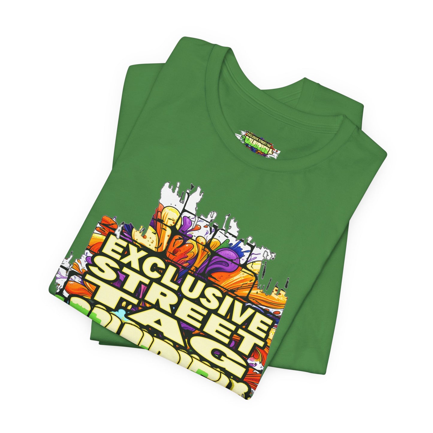 Exclusive Street Tag Unisex Tee, Urban Graphic Shirt, Cool Casual Wear, Streetwear, Gift for Skateboarders, Everyday Style