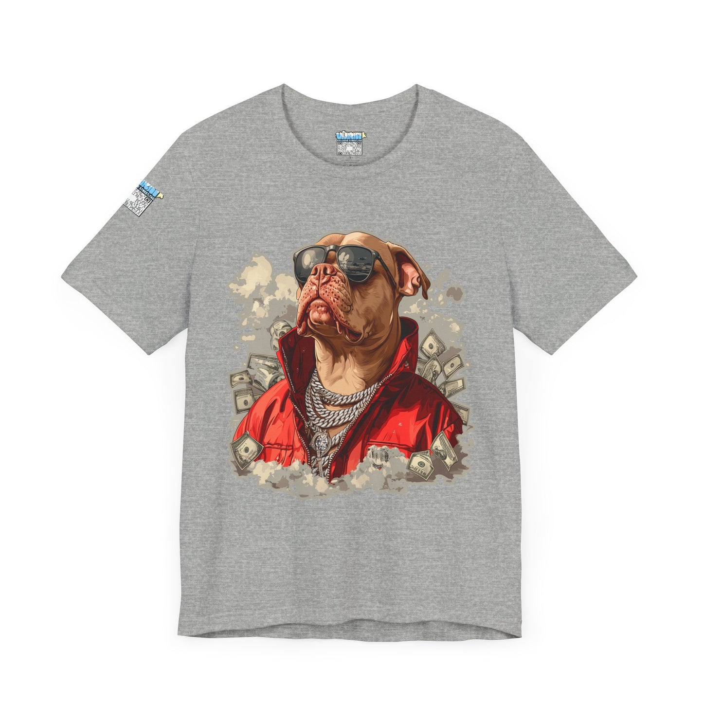 Cool Dog Swagger Tee - Stylish Pet Lover Shirt, Hip Hop Animal Art, Unisex Graphic T-Shirt, Gift for Dog Lovers, Trendy Everyday Wear
