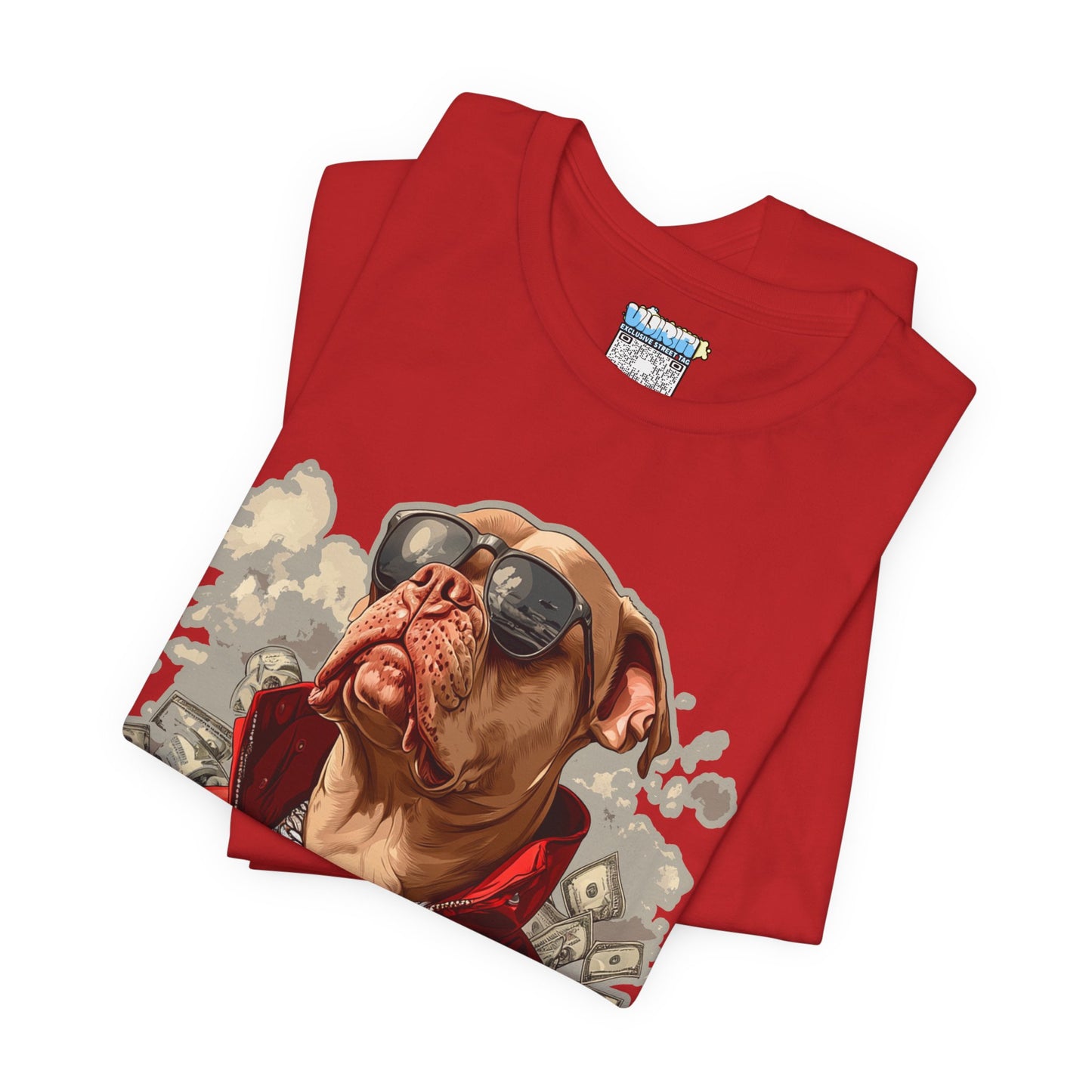 Cool Dog Swagger Tee - Stylish Pet Lover Shirt, Hip Hop Animal Art, Unisex Graphic T-Shirt, Gift for Dog Lovers, Trendy Everyday Wear