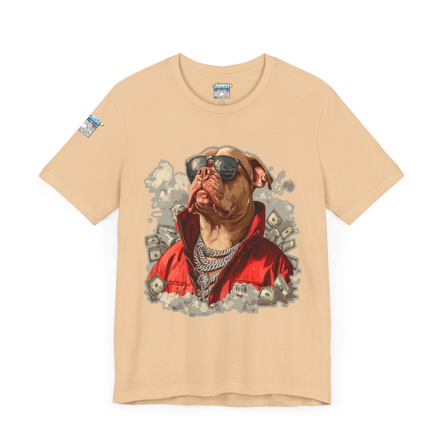 Cool Dog Swagger Tee - Stylish Pet Lover Shirt, Hip Hop Animal Art, Unisex Graphic T-Shirt, Gift for Dog Lovers, Trendy Everyday Wear
