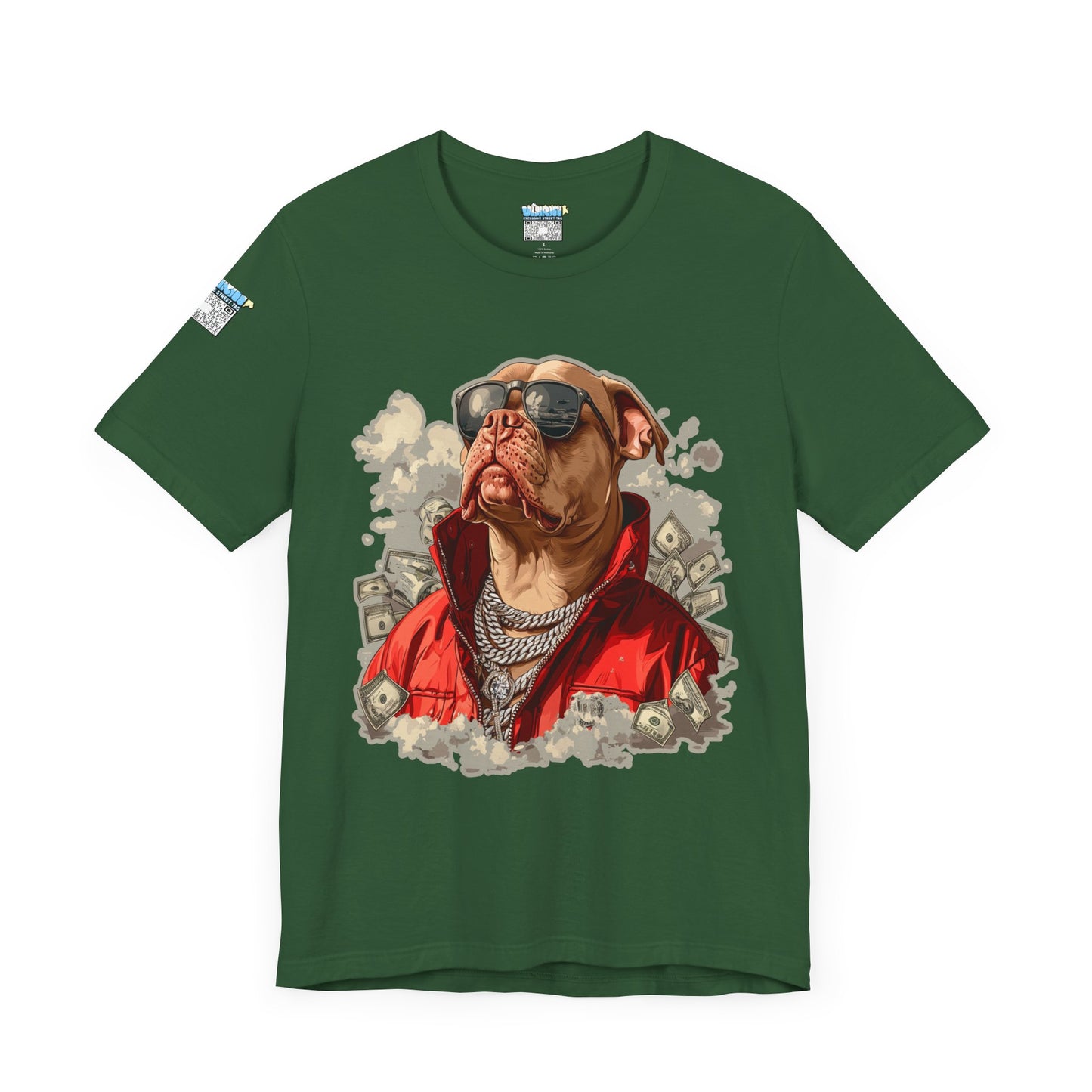 Cool Dog Swagger Tee - Stylish Pet Lover Shirt, Hip Hop Animal Art, Unisex Graphic T-Shirt, Gift for Dog Lovers, Trendy Everyday Wear