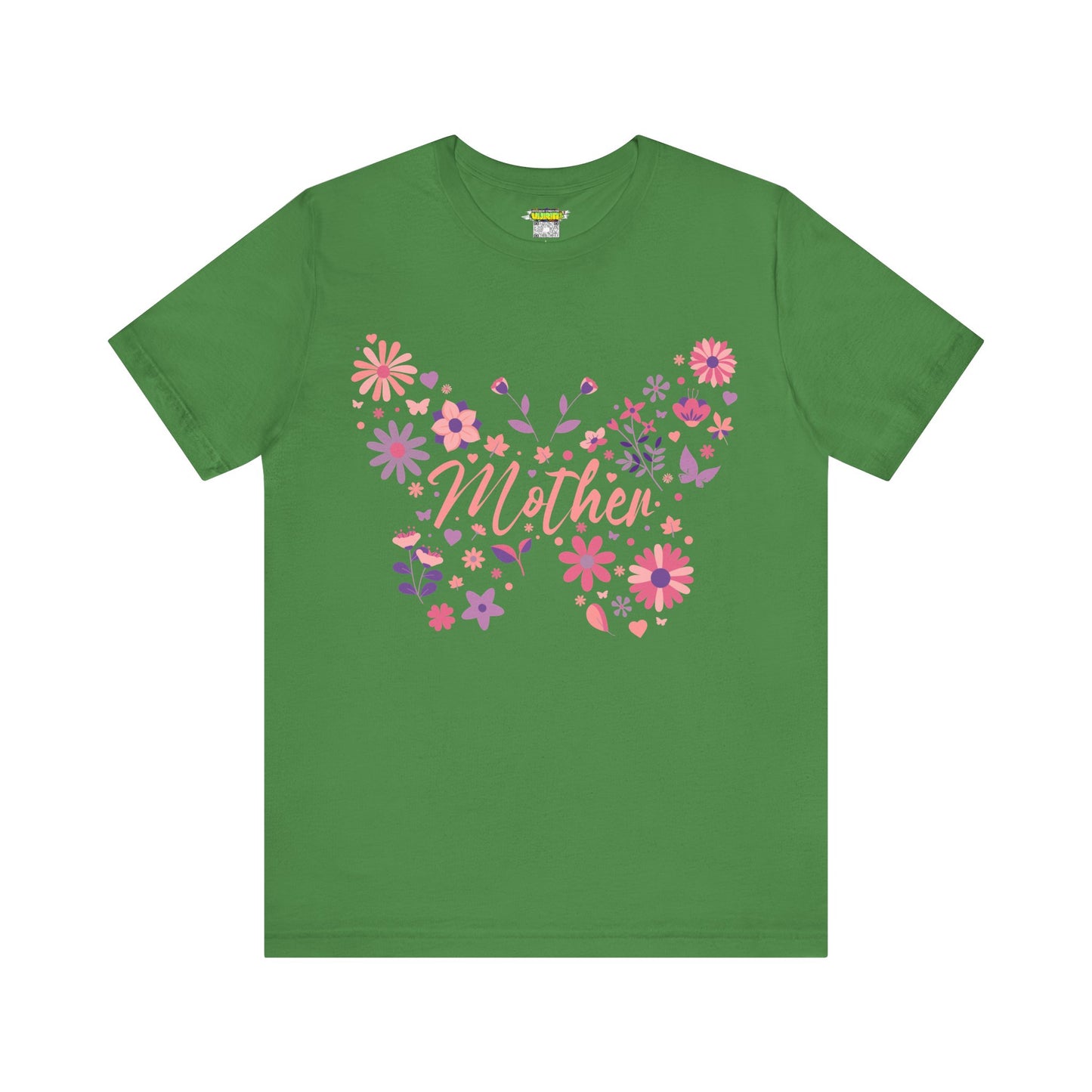 Butterfly Mother T-Shirt, Unisex Tee for Mom, Floral Gift, Birthday Present, Mother's Day Apparel, Cute Butterfly Design