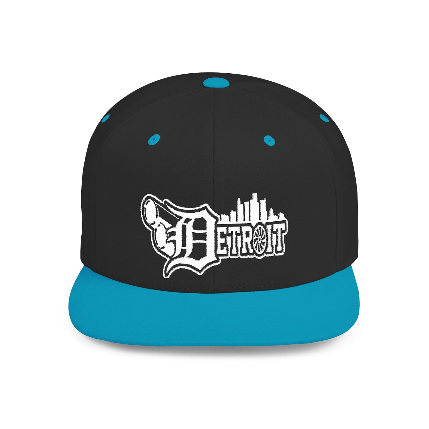 Big pipes detroit Flat Bill Snapback