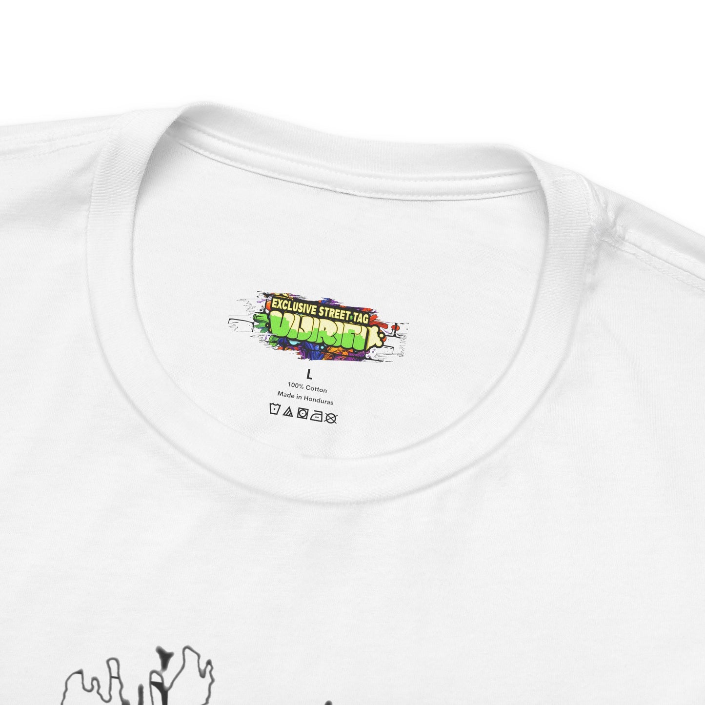 Exclusive Street Tag Unisex Tee, Urban Graphic Shirt, Cool Casual Wear, Streetwear, Gift for Skateboarders, Everyday Style