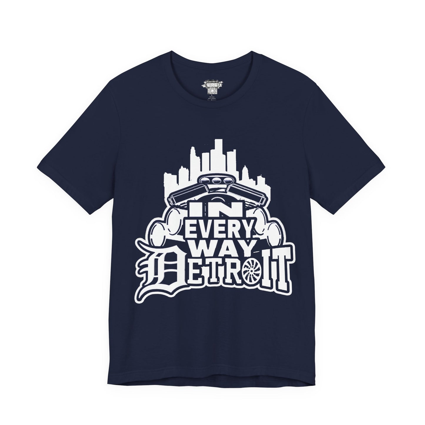 Detroit Big Pipes Unisex Tee, City Pride Shirt, Automotive Enthusiast Top, Casual Wear, Gift for Detroit Lovers