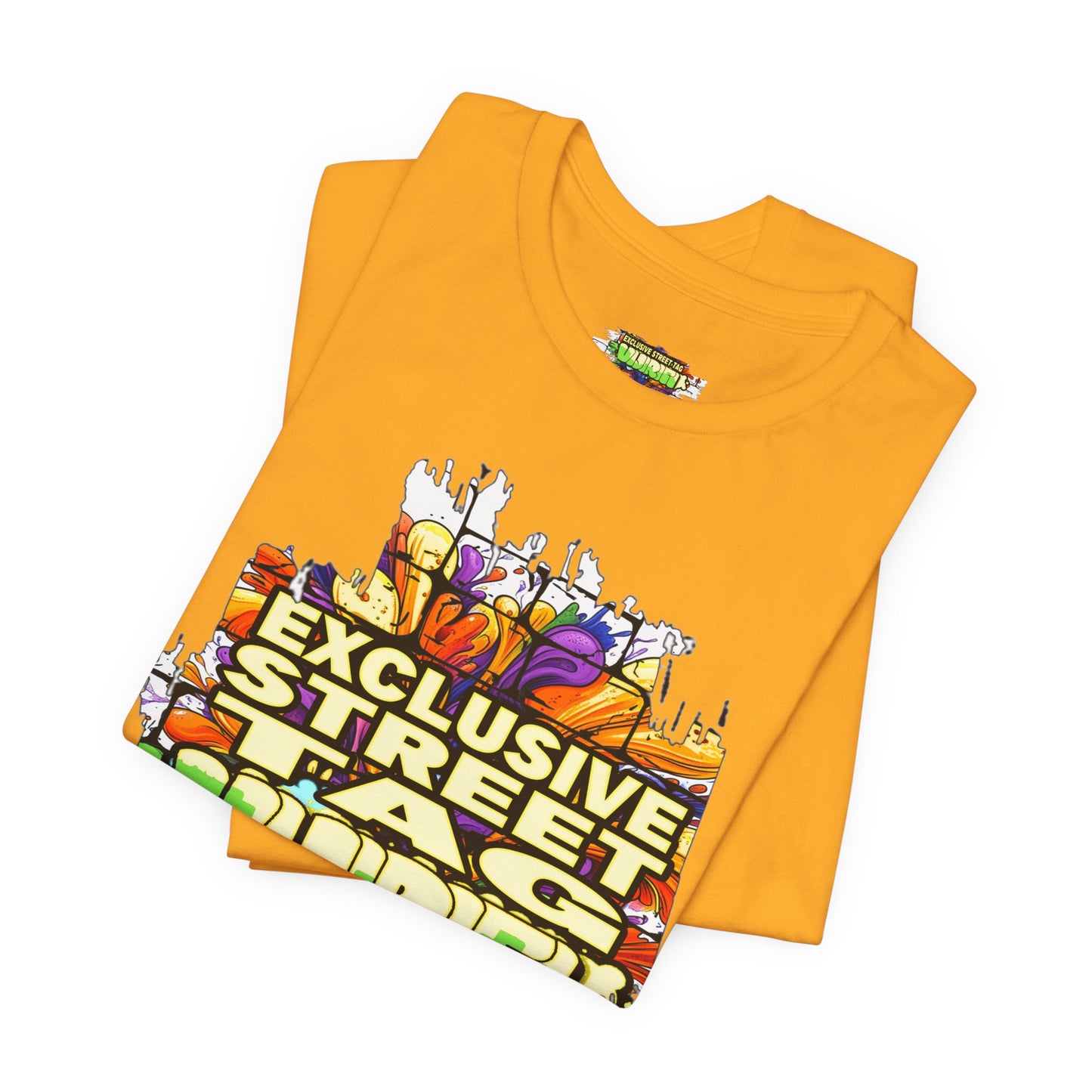 Exclusive Street Tag Unisex Tee, Urban Graphic Shirt, Cool Casual Wear, Streetwear, Gift for Skateboarders, Everyday Style