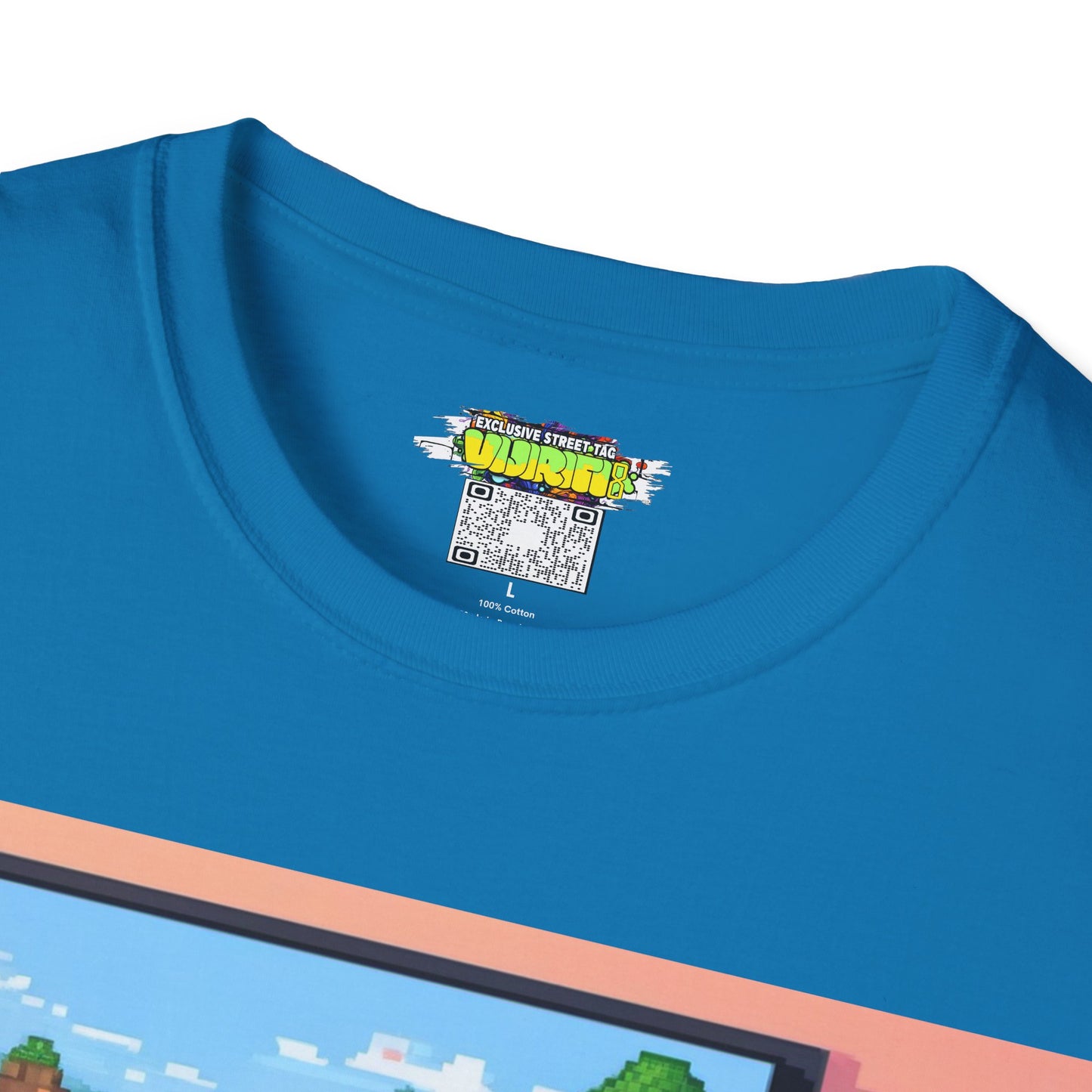 Pixel Art Girl Gamer Here T-Shirt | Vintage Video Game Shirt, Unisex Graphic Tee, Retro Gaming Apparel, Perfect for Gamers & Gift Ideas