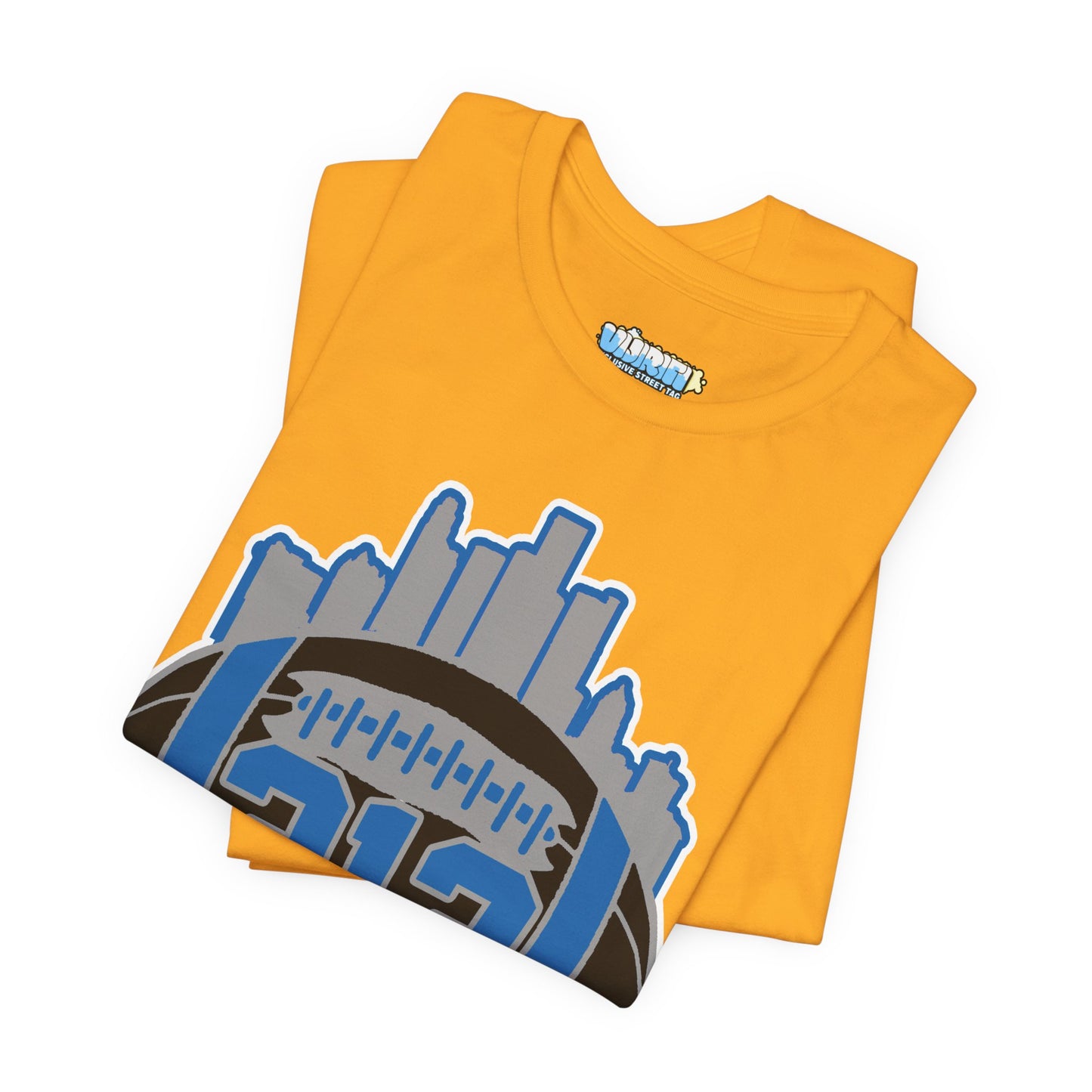 LION NEW COLORS DETROIT 313 FOOT BALL SHIRT