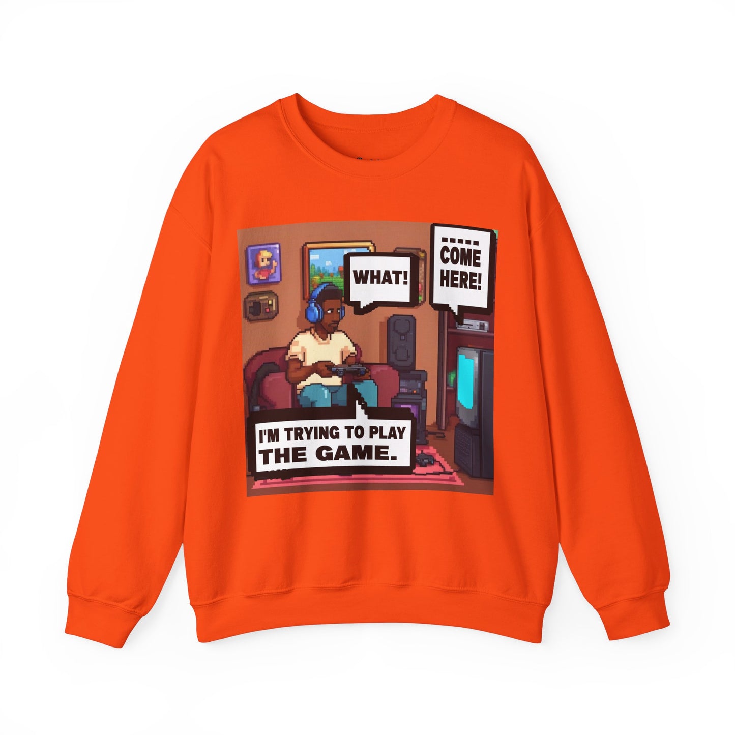 I'm trying to play the game Crewneck Sweatshirt