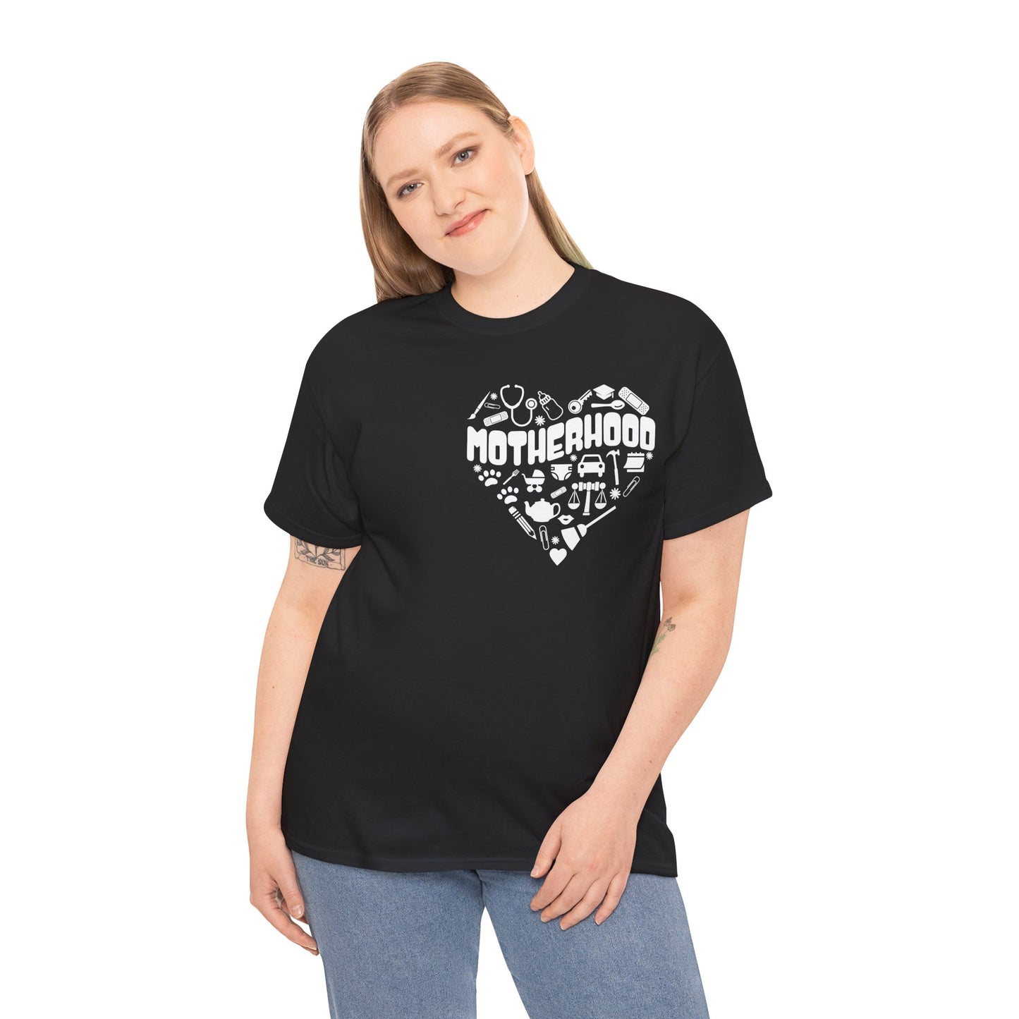 Heart of Motherhood Tee - Perfect Gift for Moms, Mother's Day Shirt, Mom Life, Unisex Cotton Tee, Love for Mothers