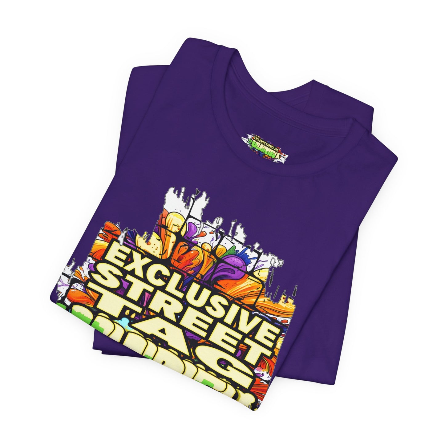 Exclusive Street Tag Unisex Tee, Urban Graphic Shirt, Cool Casual Wear, Streetwear, Gift for Skateboarders, Everyday Style