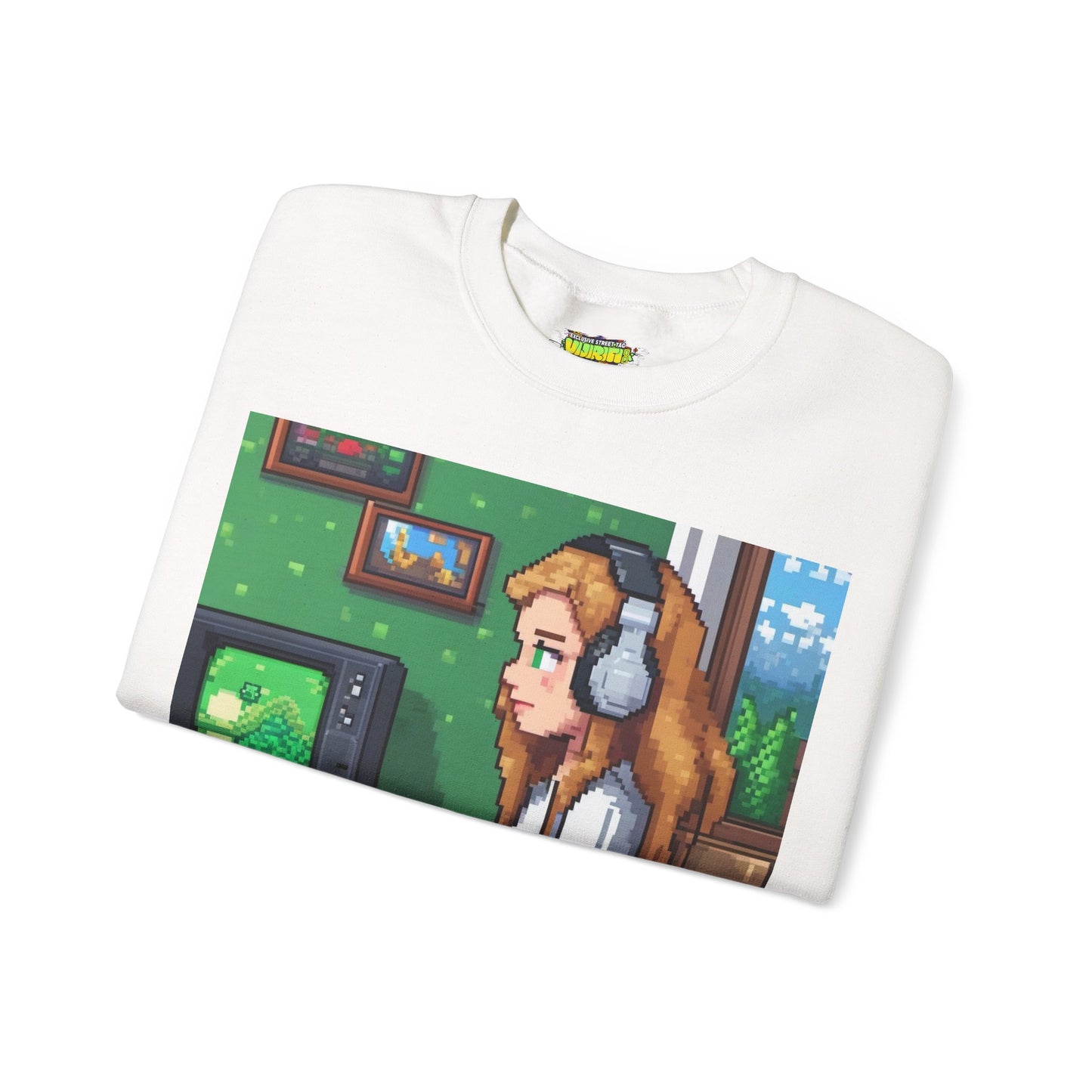 Retro Gamer Sweatshirt | Cozy Crewneck for Gaming Lovers, Video Game Gift, Casual Wear, Unisex Apparel, Perfect for Gamers