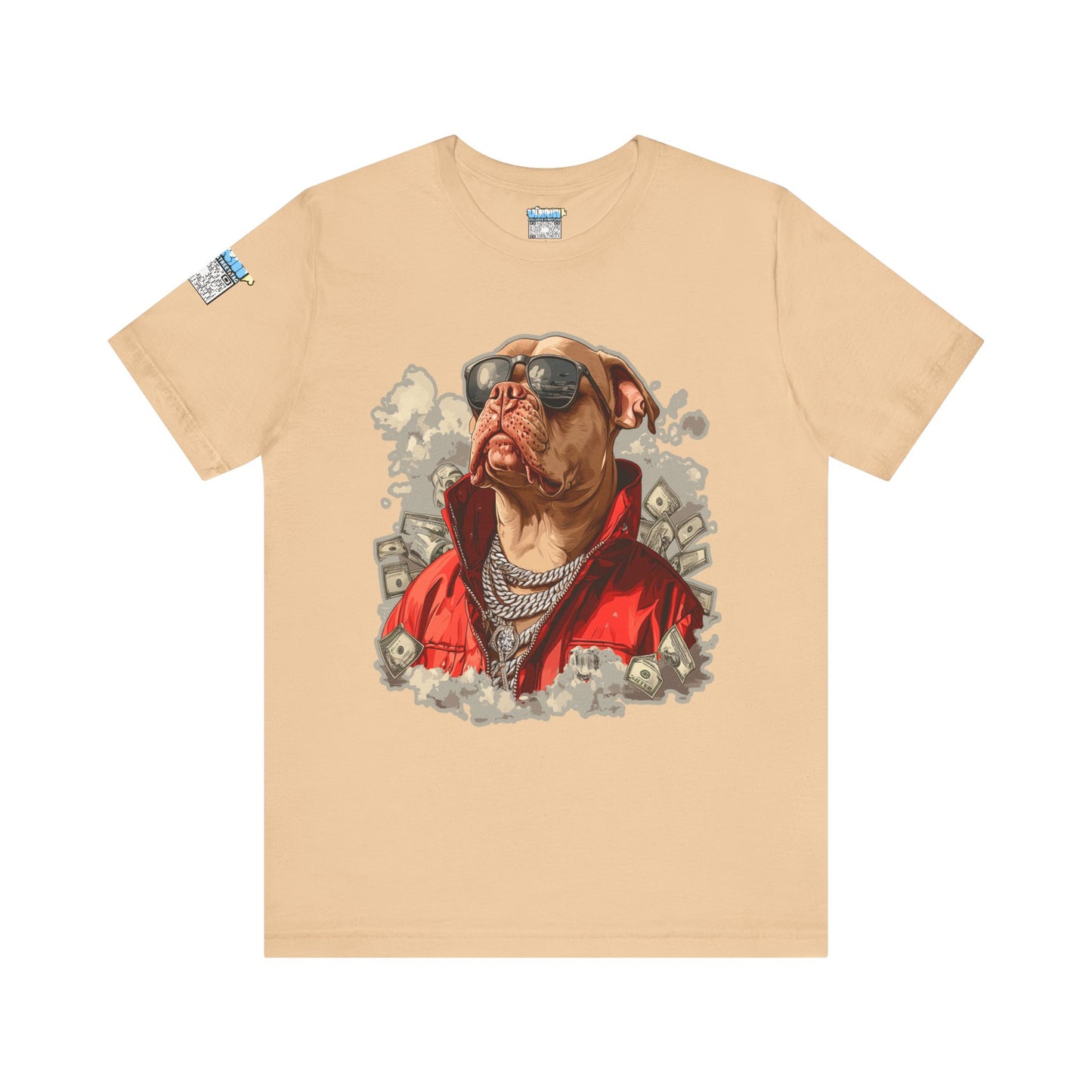 Cool Dog Swagger Tee - Stylish Pet Lover Shirt, Hip Hop Animal Art, Unisex Graphic T-Shirt, Gift for Dog Lovers, Trendy Everyday Wear