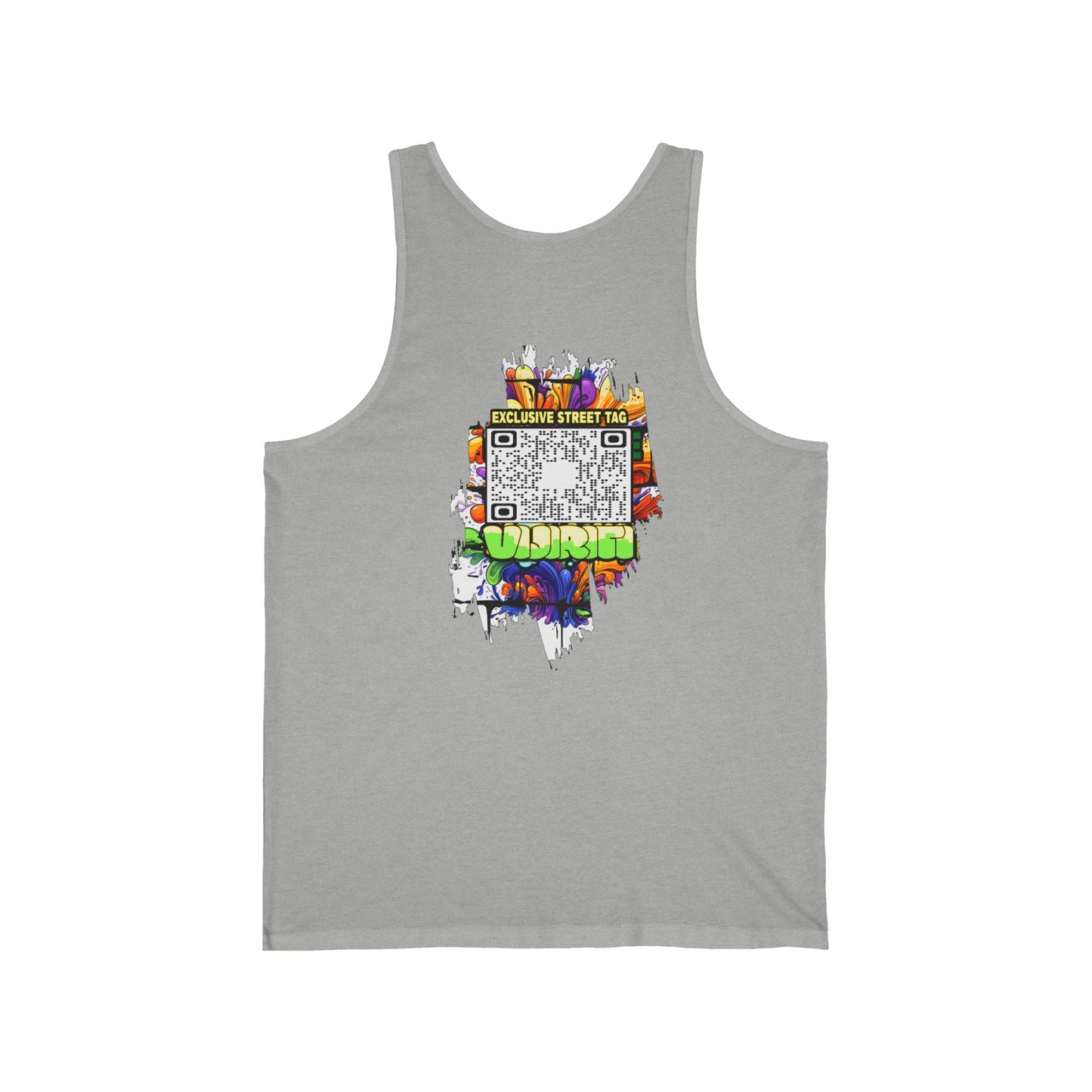Cool Street Shark Unisex Jersey Tank, Trendy Summer Shirt, Graphic Tee, Casual Wear, Streetwear, Music Festival Outfit