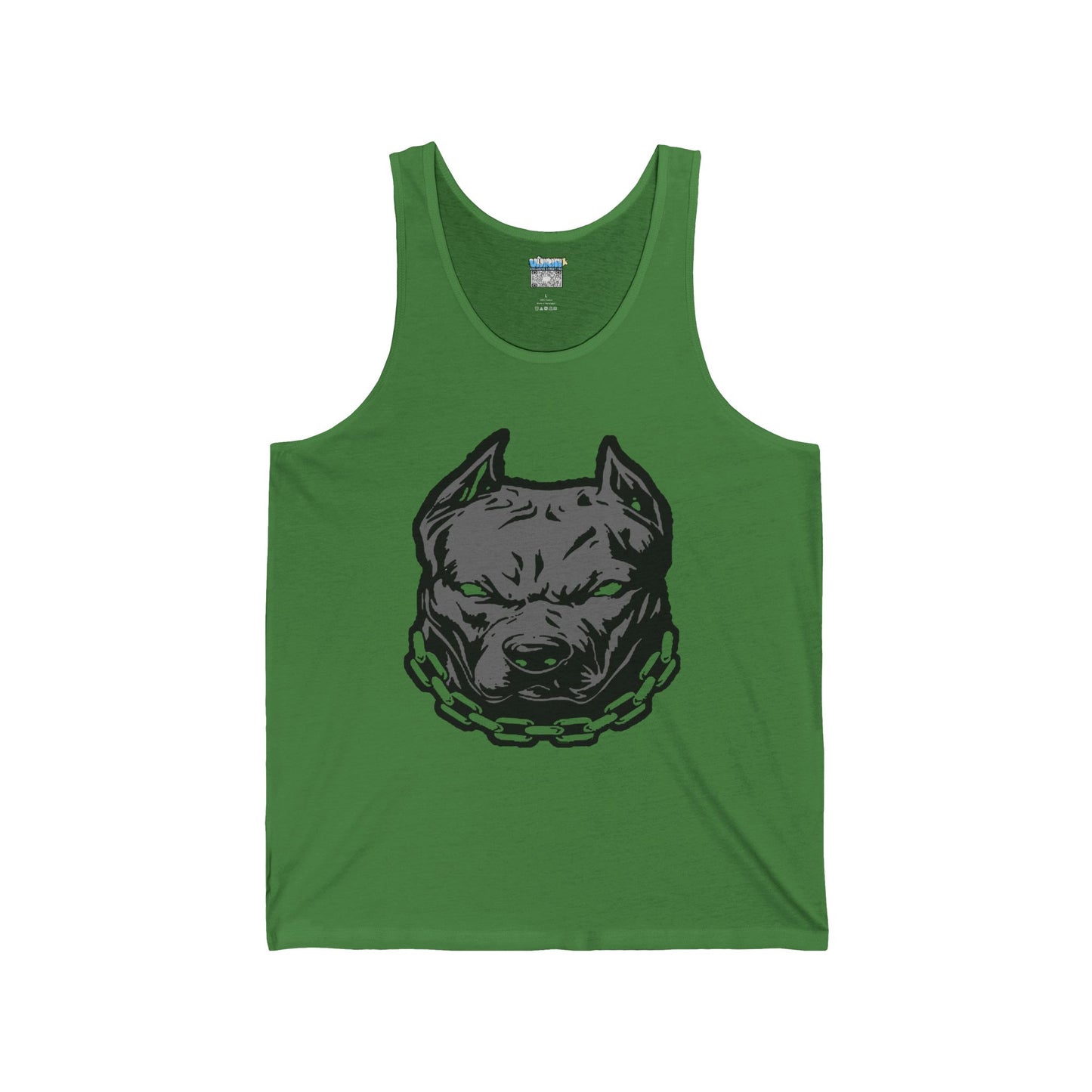 Pit Bull Graphic Unisex Jersey Tank - Bold & Edgy Dog Lover's Apparel