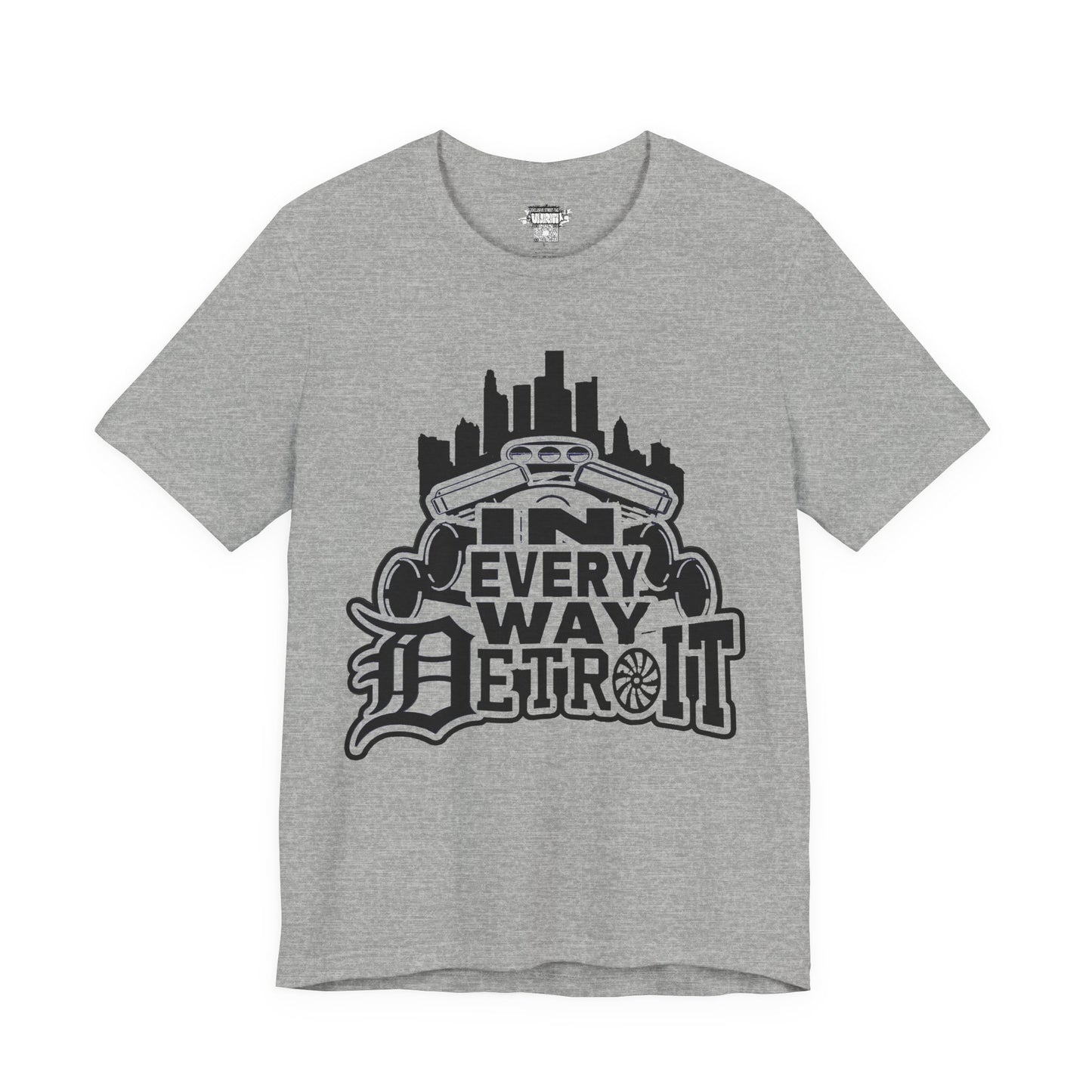 Detroit Big Pipes Unisex Tee, City Pride Shirt, Automotive Enthusiast Top, Casual Wear, Gift for Detroit Lovers