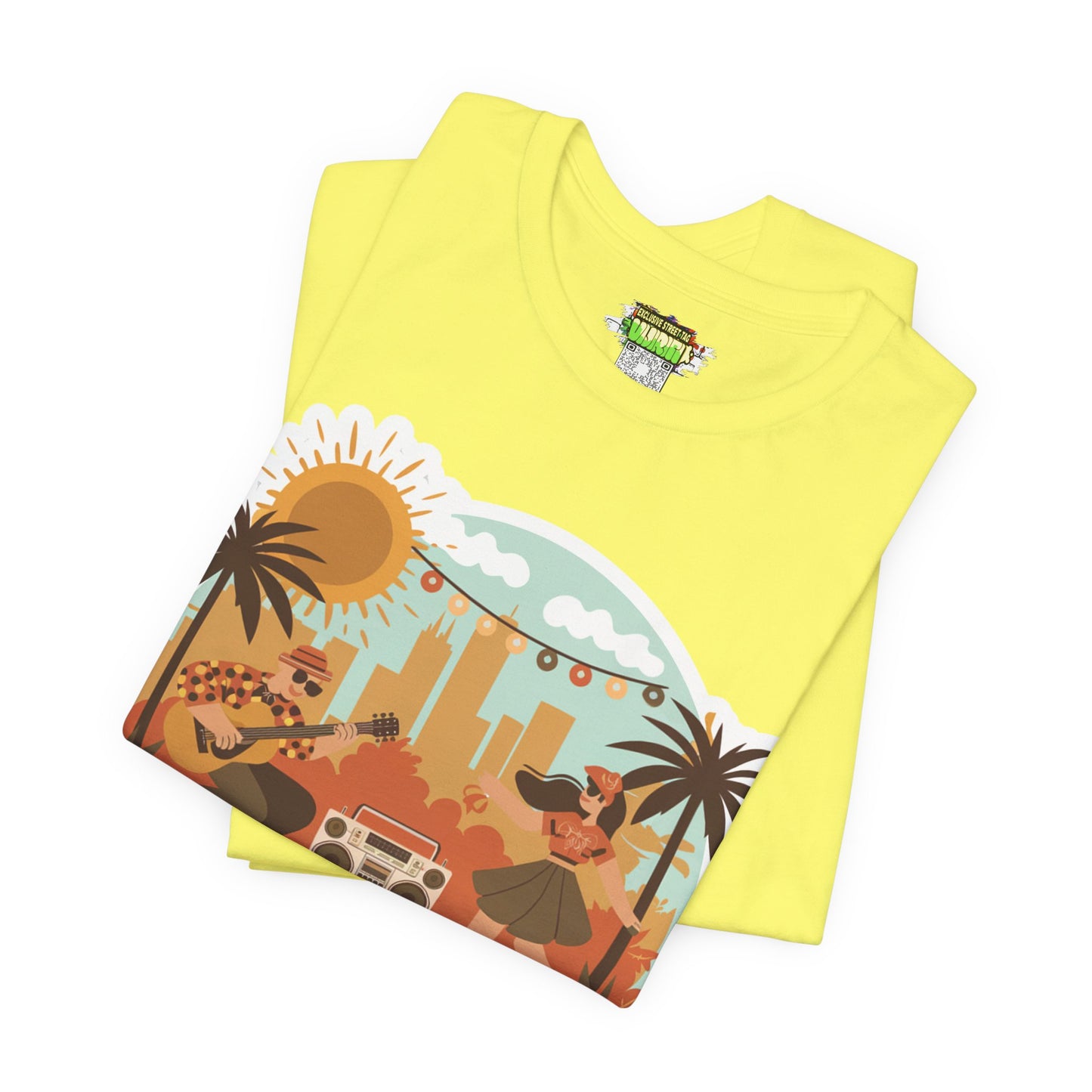 Detroit 313 Summer Retro Tee - Unisex Jersey Short Sleeve T-Shirt for City Lovers, Travel Enthusiasts, Casual Wear, Gifts, Summer Vibes