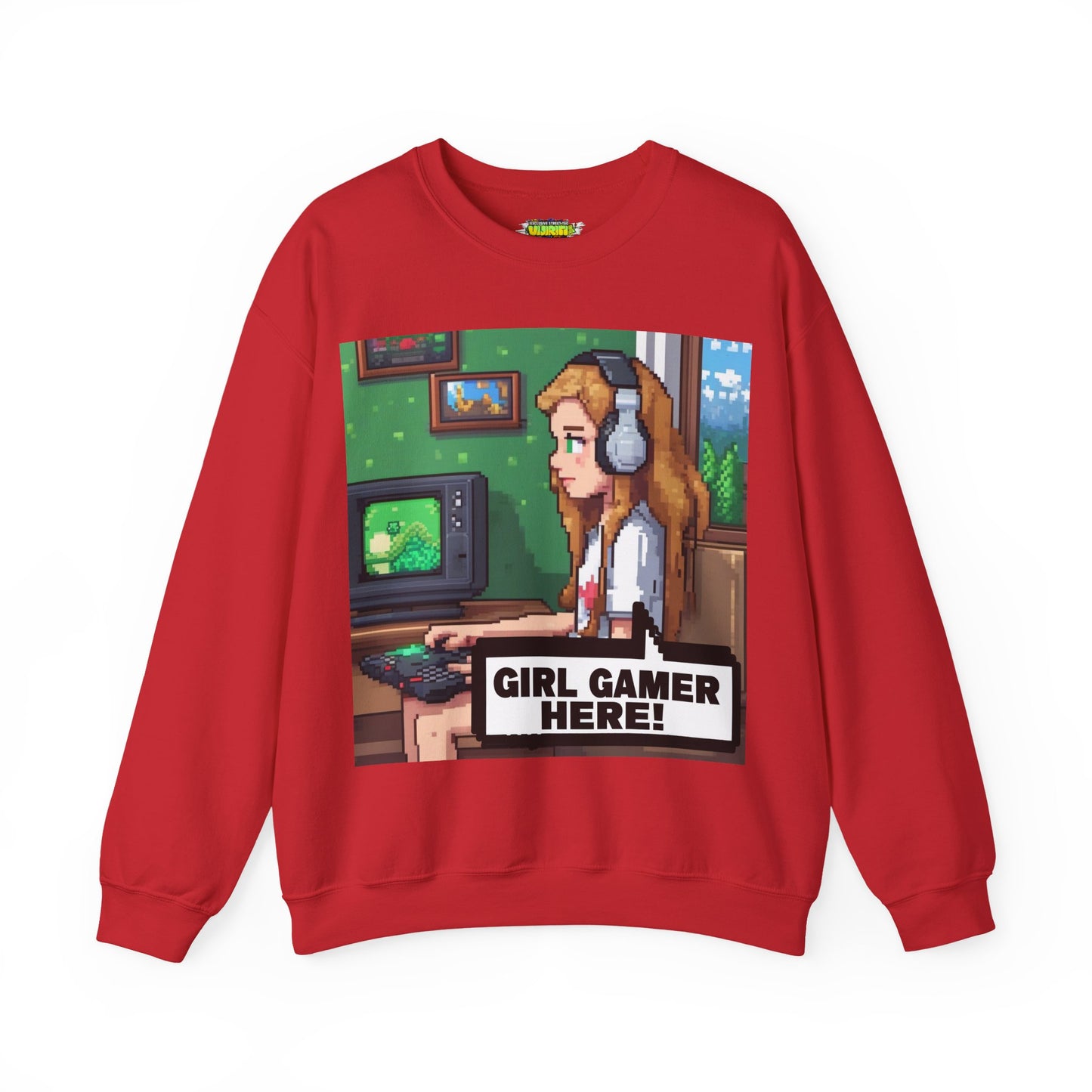 Retro Gamer Sweatshirt | Cozy Crewneck for Gaming Lovers, Video Game Gift, Casual Wear, Unisex Apparel, Perfect for Gamers