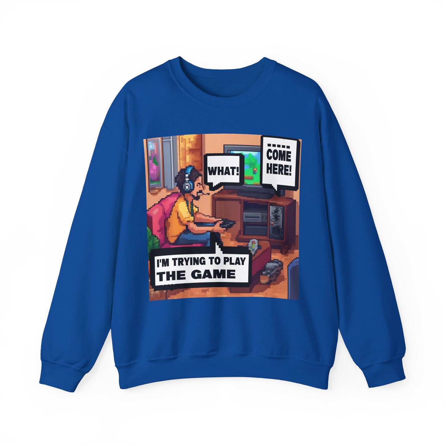 I'm trying to play the game 3 Crewneck Sweatshirt