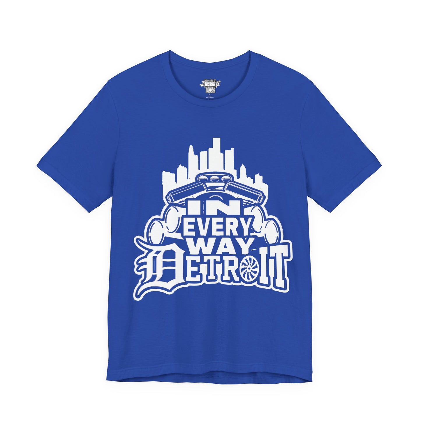 Detroit Big Pipes Unisex Tee, City Pride Shirt, Automotive Enthusiast Top, Casual Wear, Gift for Detroit Lovers