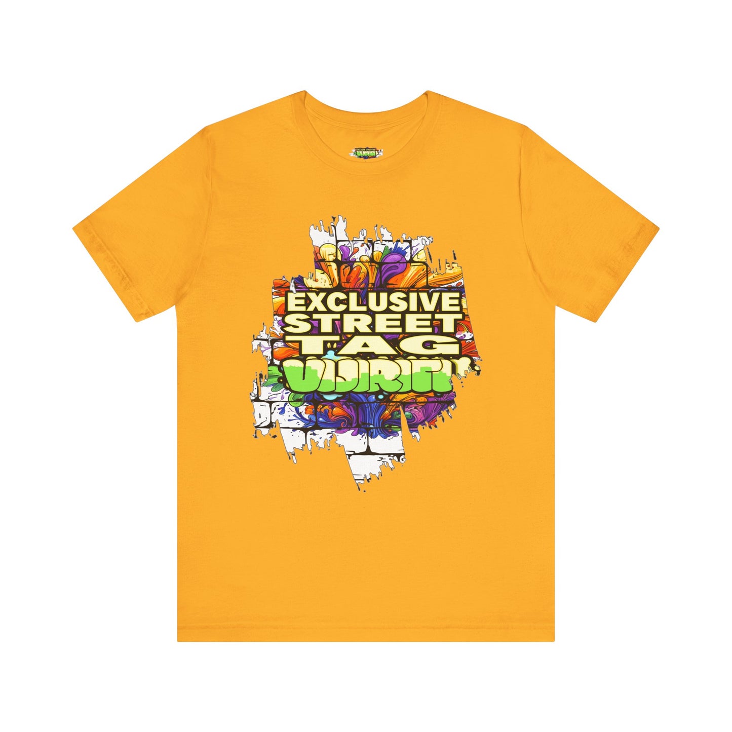 Exclusive Street Tag Unisex Tee, Urban Graphic Shirt, Cool Casual Wear, Streetwear, Gift for Skateboarders, Everyday Style