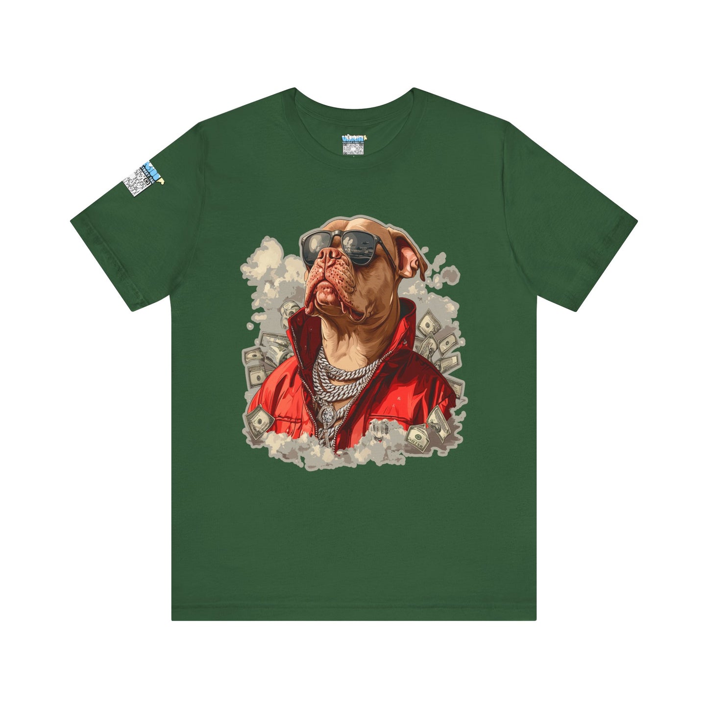 Cool Dog Swagger Tee - Stylish Pet Lover Shirt, Hip Hop Animal Art, Unisex Graphic T-Shirt, Gift for Dog Lovers, Trendy Everyday Wear
